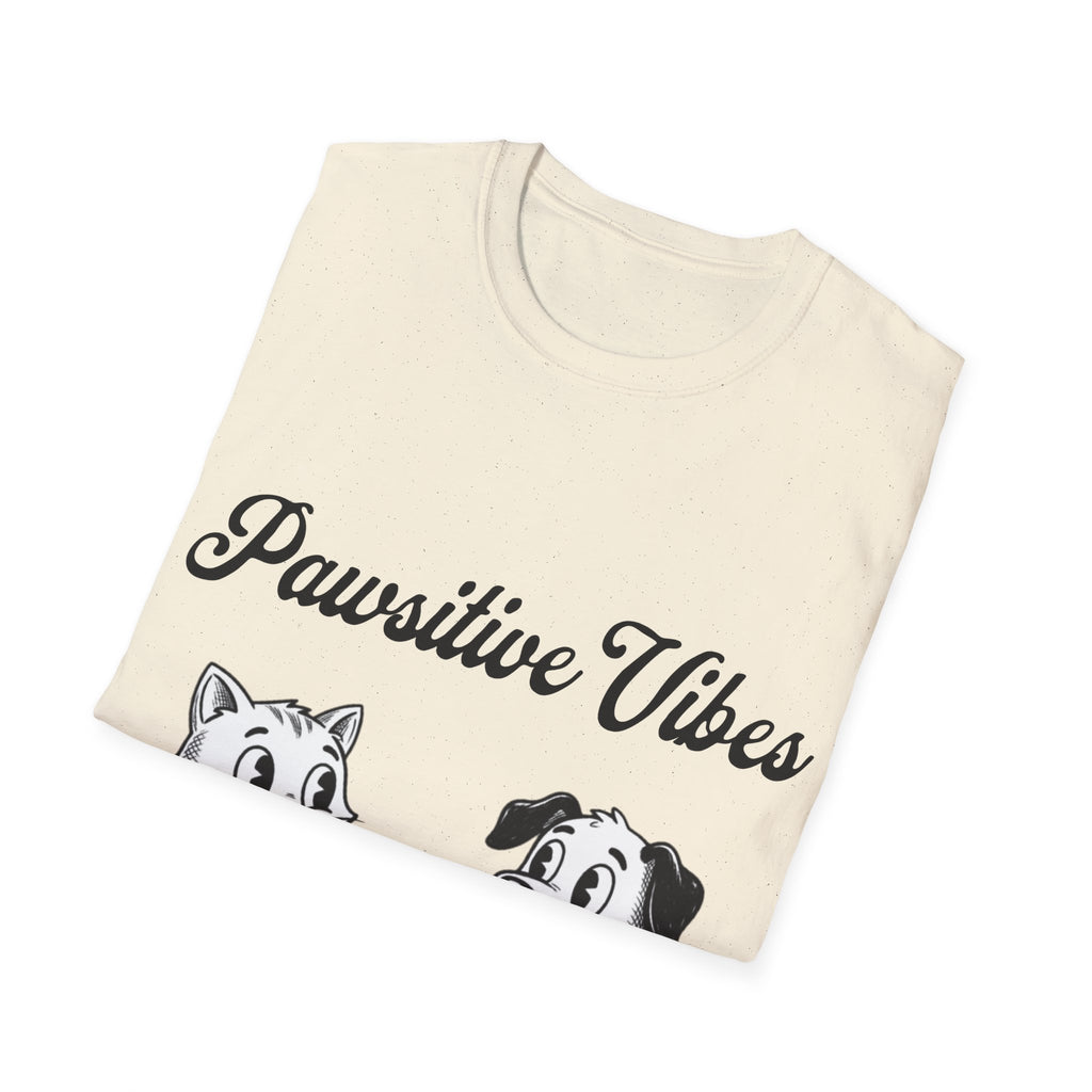 Pawsitive Vibes Unisex Softstyle T-Shirt