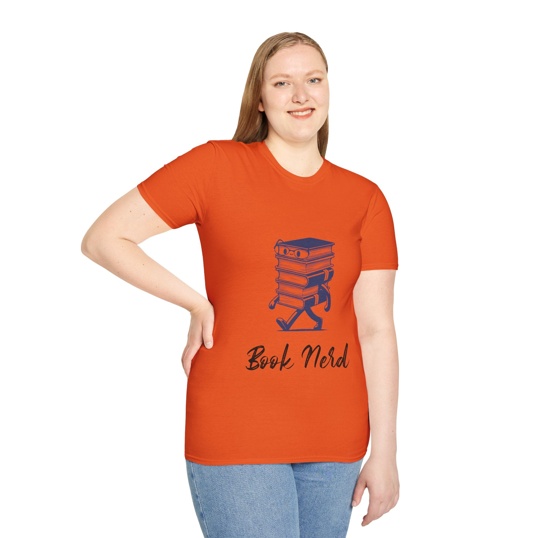 Book Nerd Unisex Softstyle T-Shirt