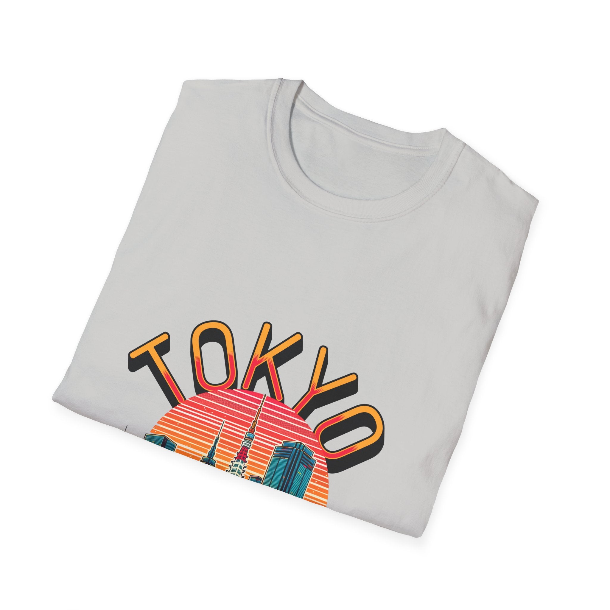 Toyko Old Meets New Unisex Softstyle T-Shirt