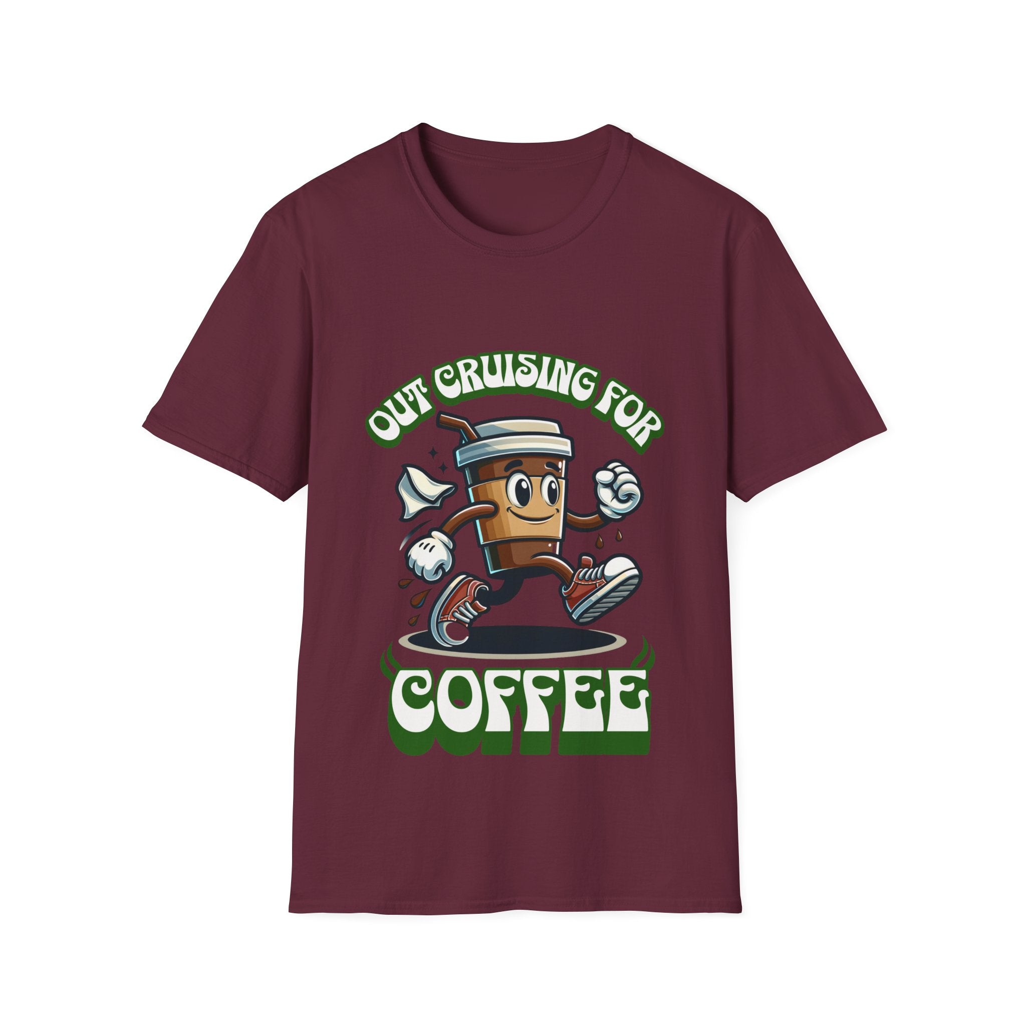 Cruising for Coffee Unisex Softstyle T-Shirt