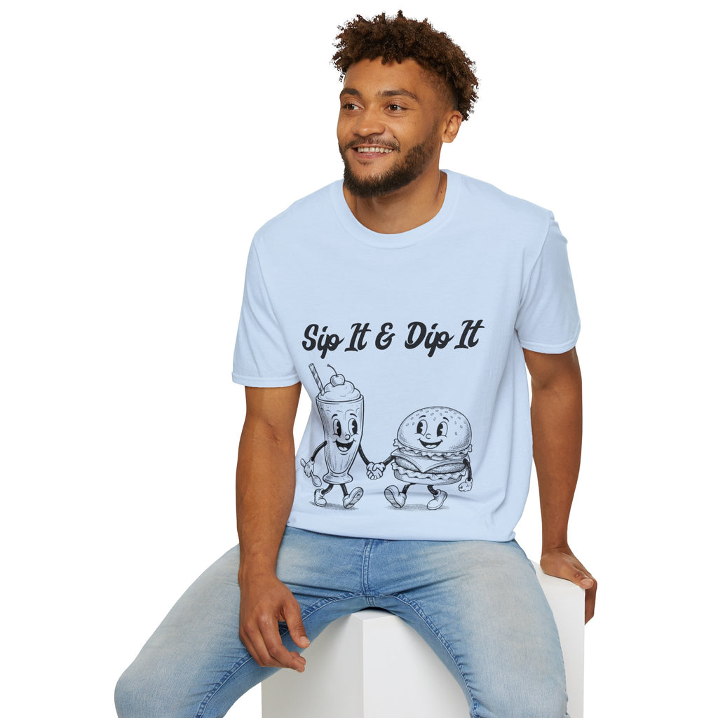 Sip it & Dip It Unisex Softstyle T-Shirt