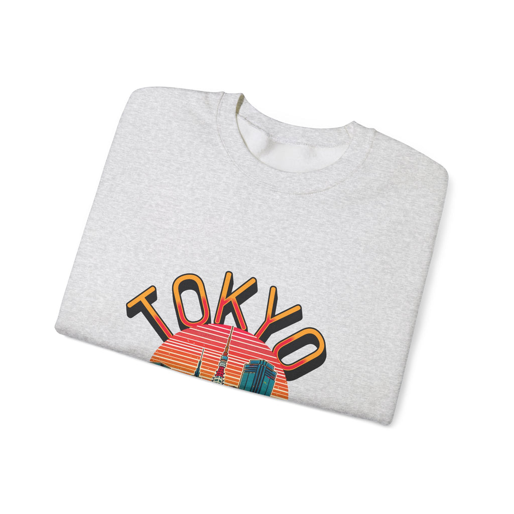 Toyko Old meets New Unisex Heavy Blend™ Crewneck Sweatshirt