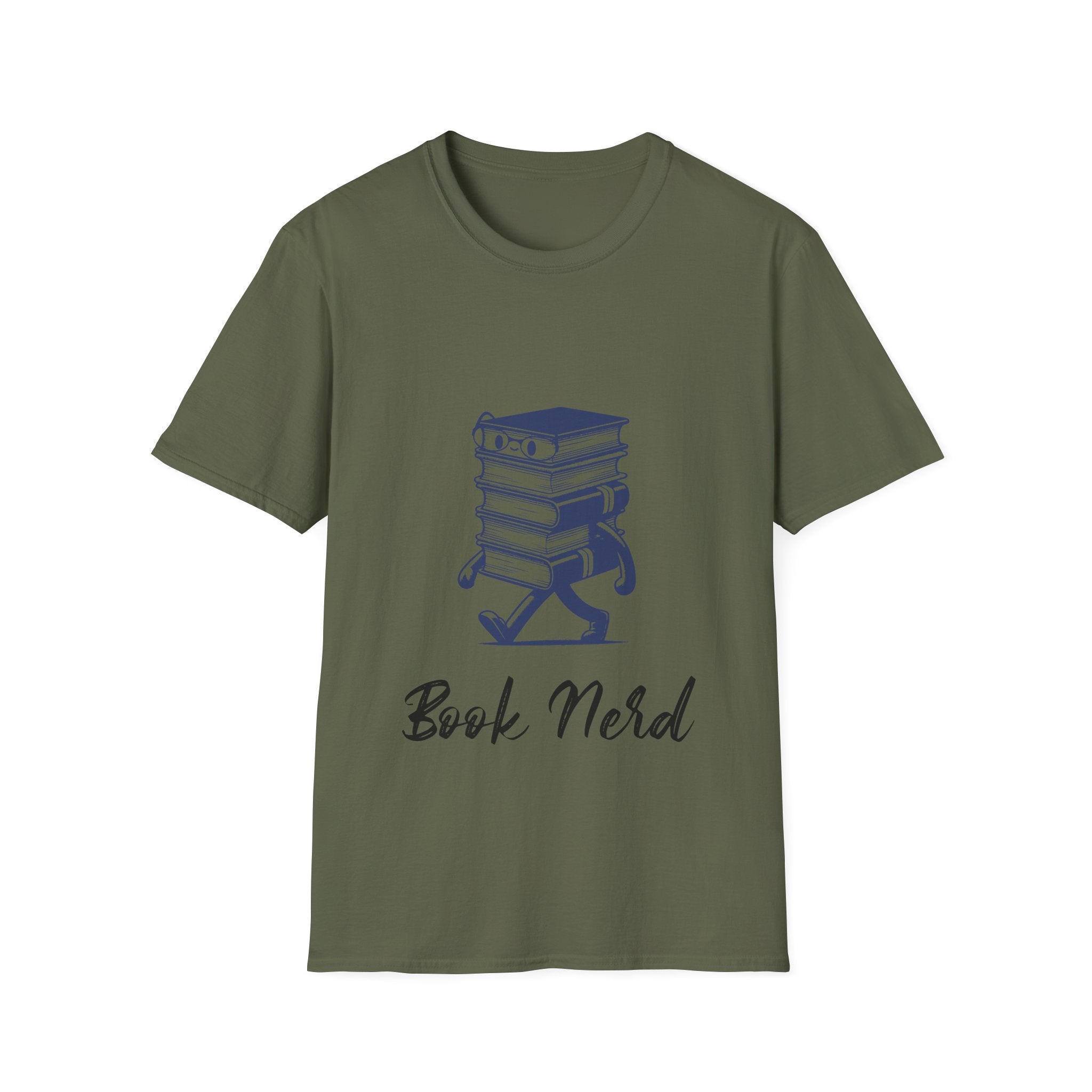 Book Nerd Unisex Softstyle T-Shirt