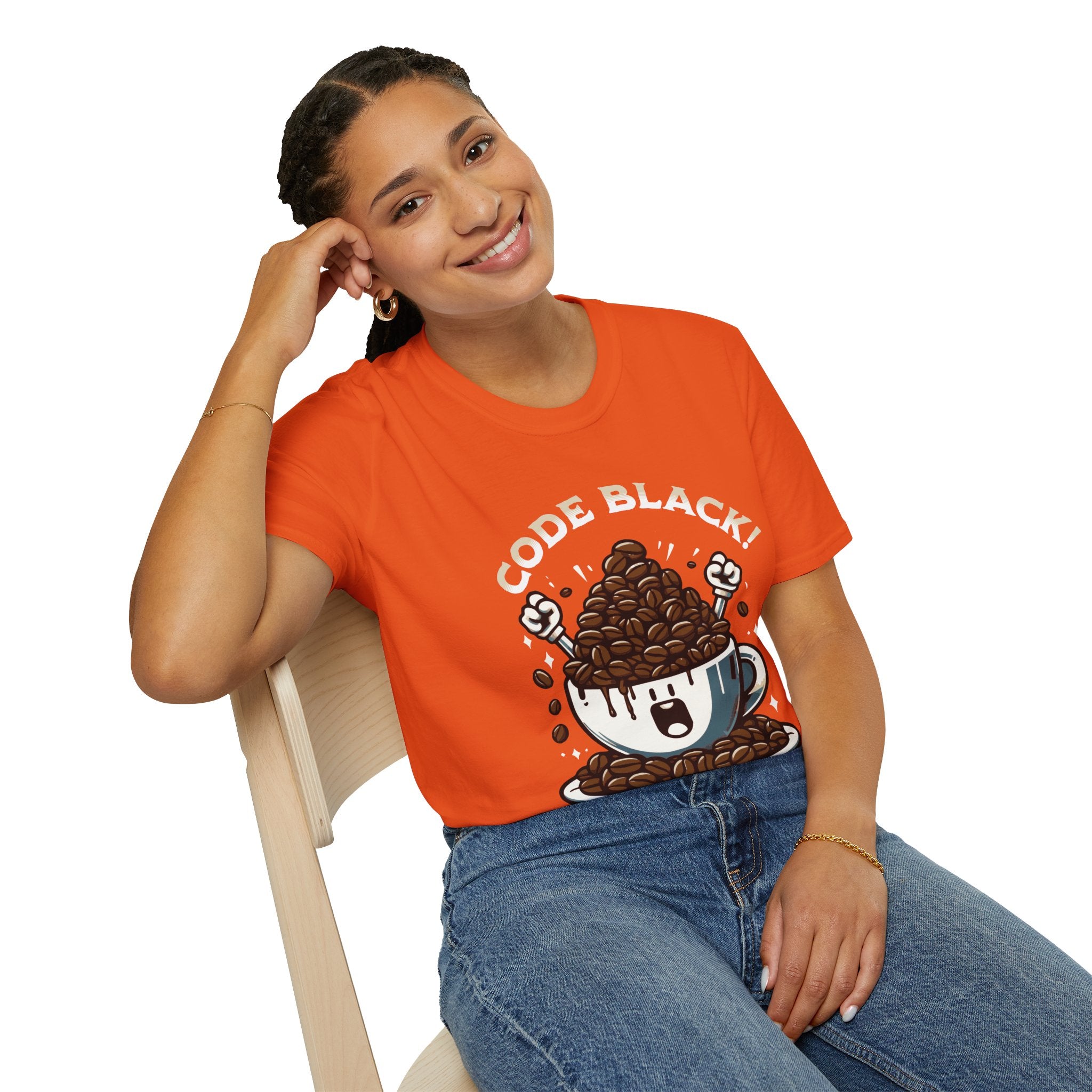 Code Black Unisex Softstyle T-Shirt