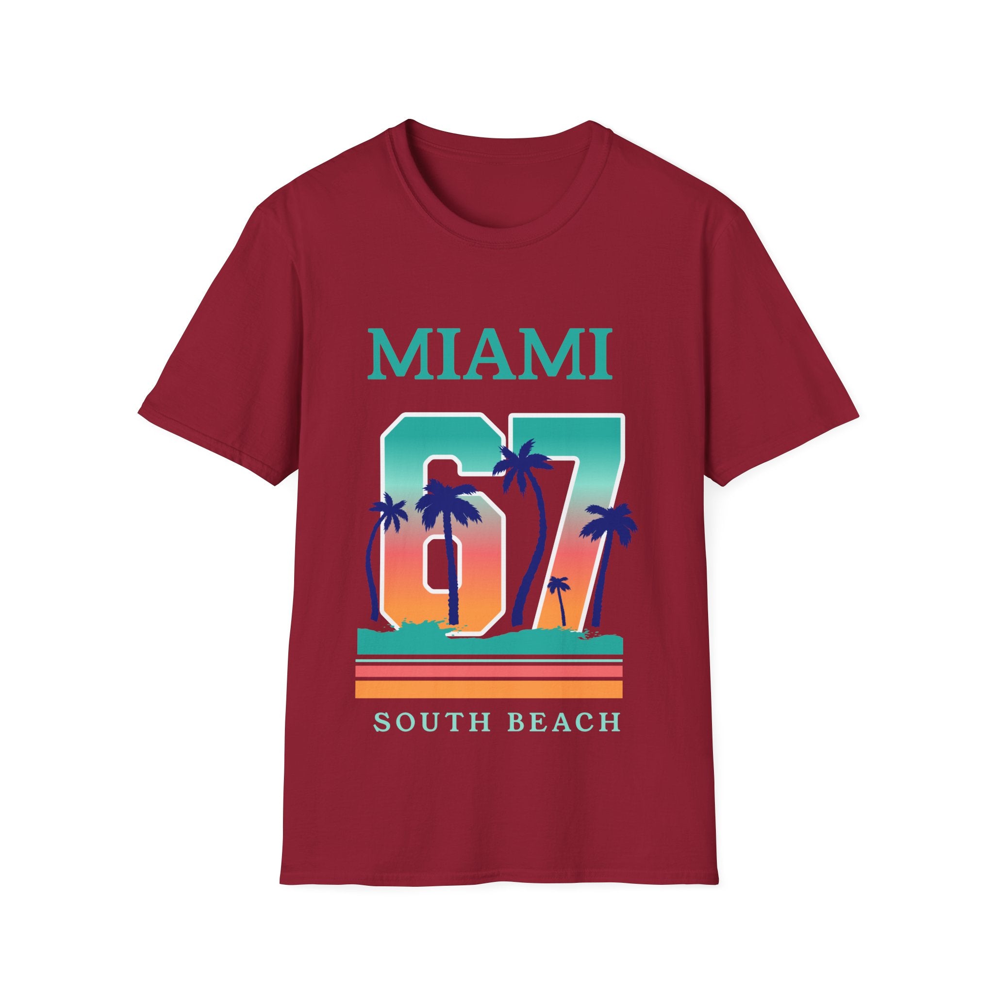 Miami South Beach Unisex Softstyle T-Shirt