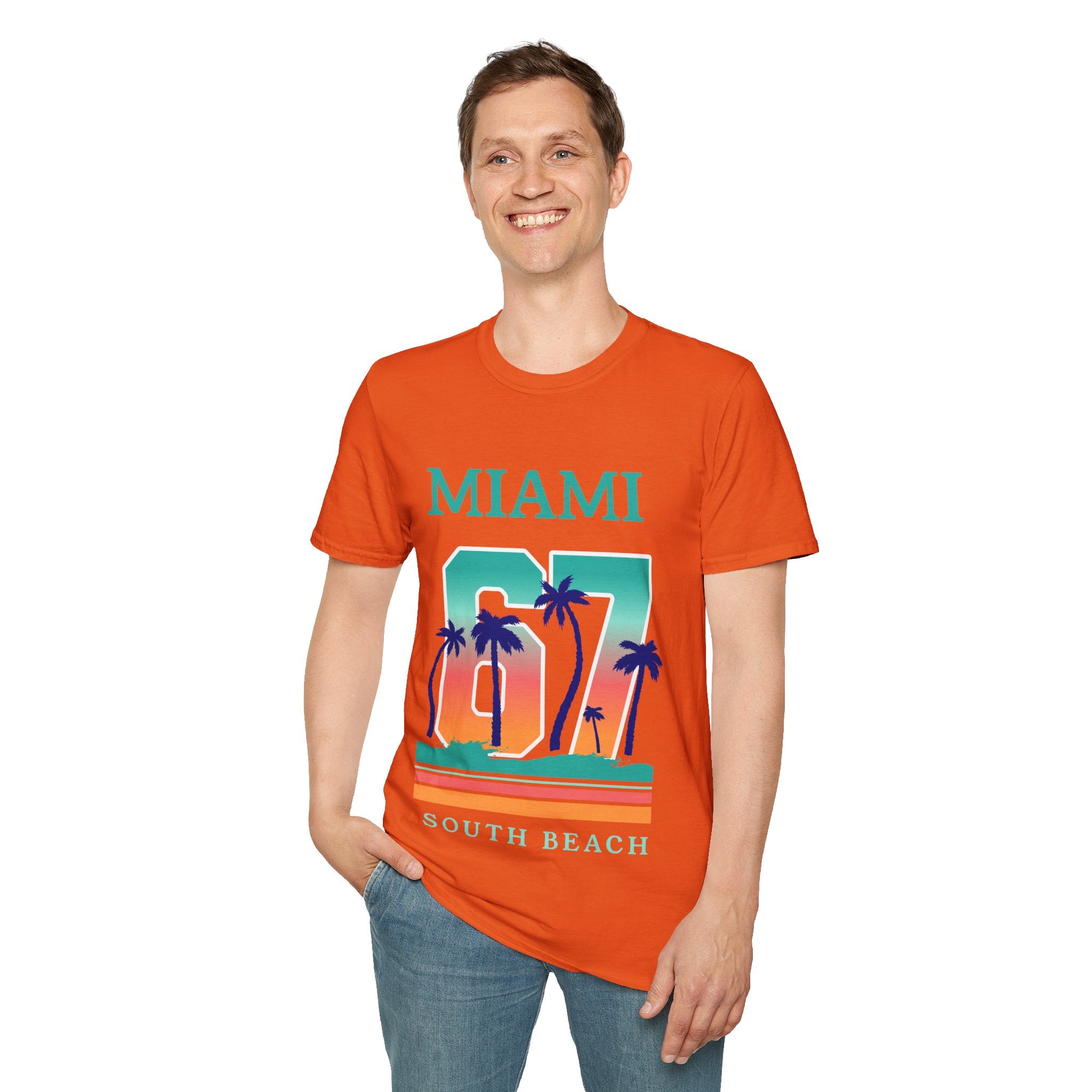 Miami South Beach Unisex Softstyle T-Shirt