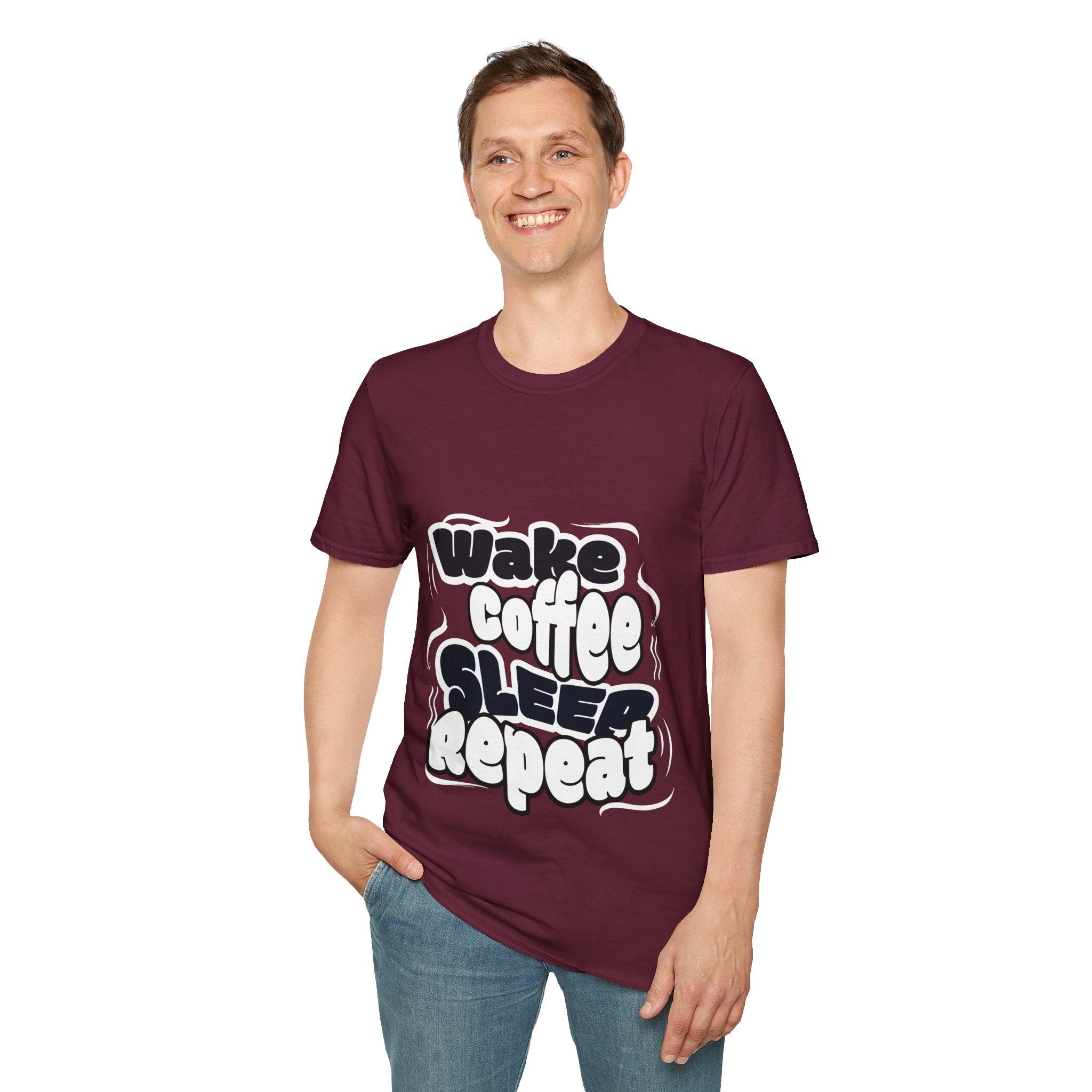 Wake Coffee Unisex Softstyle T-Shirt