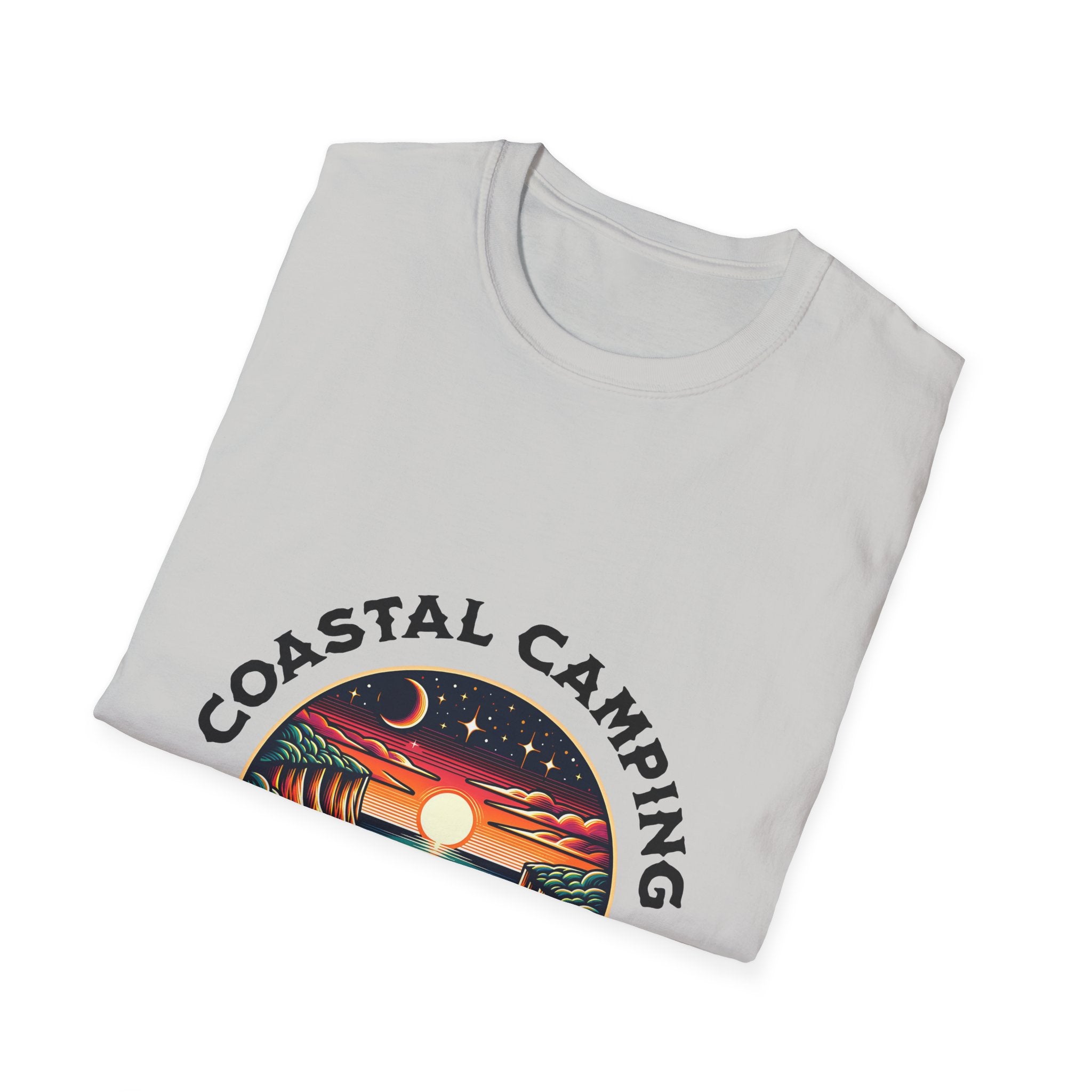 Coastal Camping Unisex Softstyle T-Shirt