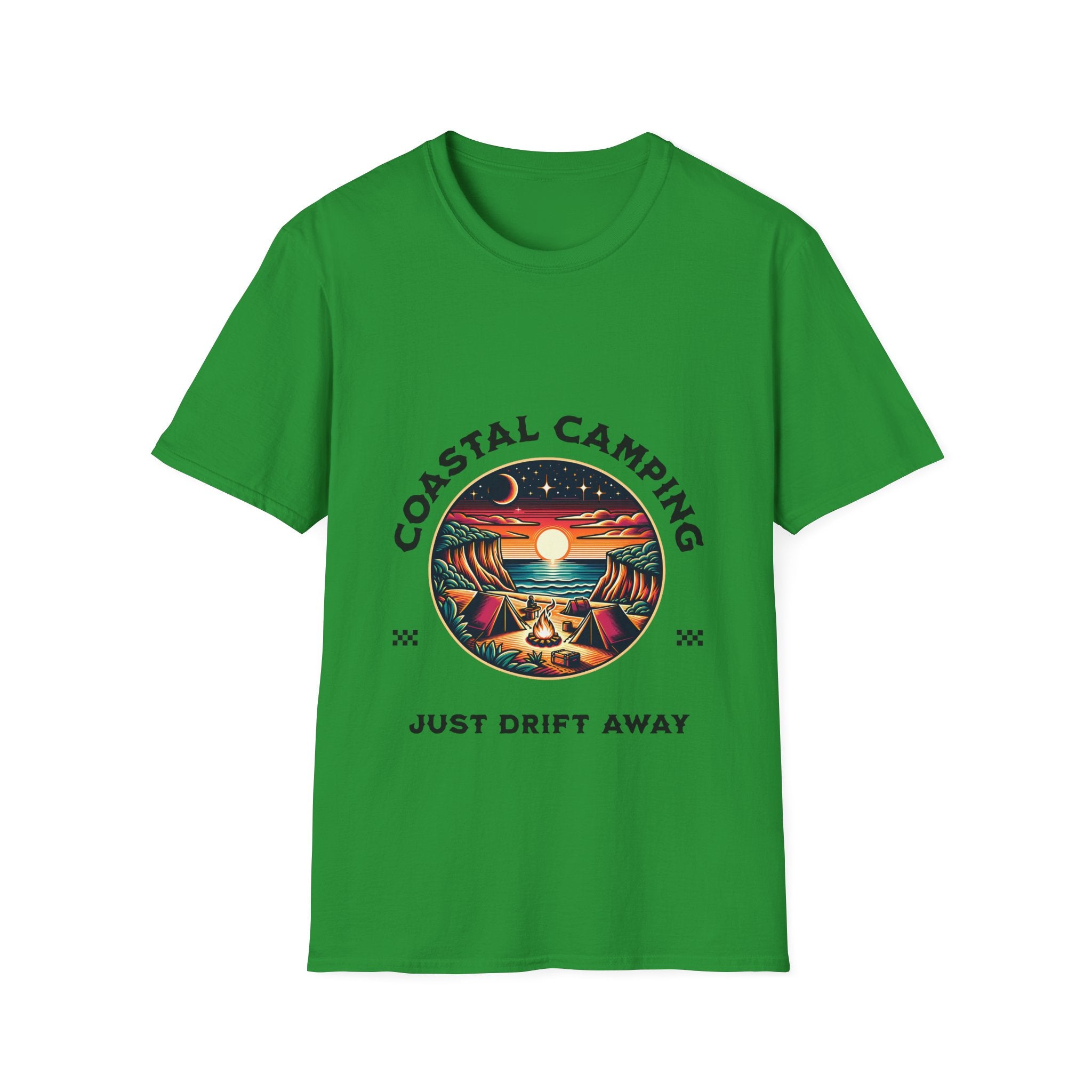 Coastal Camping Unisex Softstyle T-Shirt