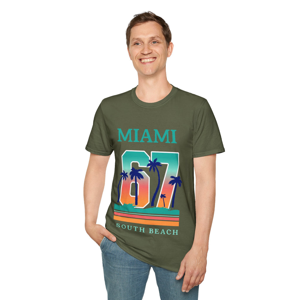 Miami South Beach Unisex Softstyle T-Shirt