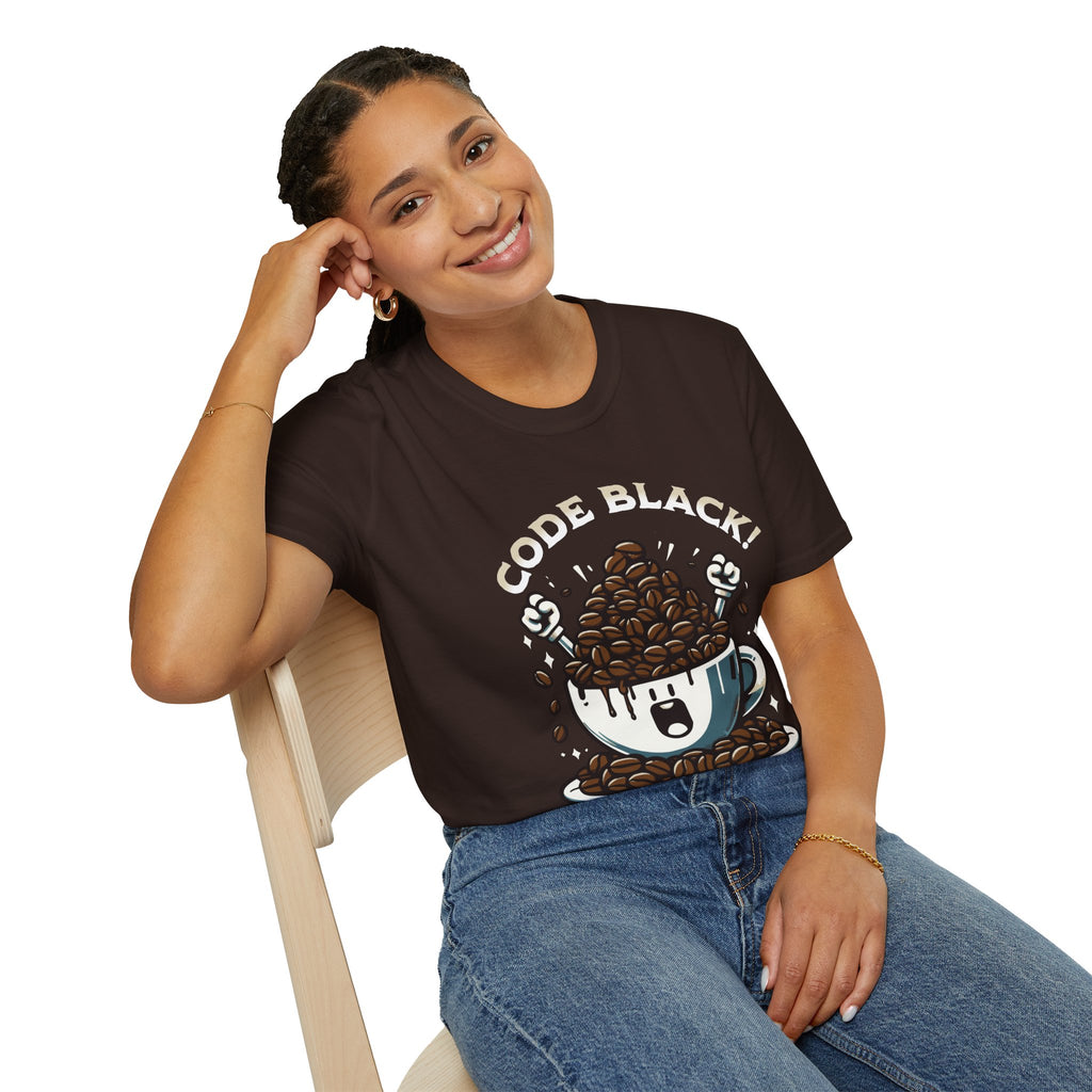 Code Black Unisex Softstyle T-Shirt