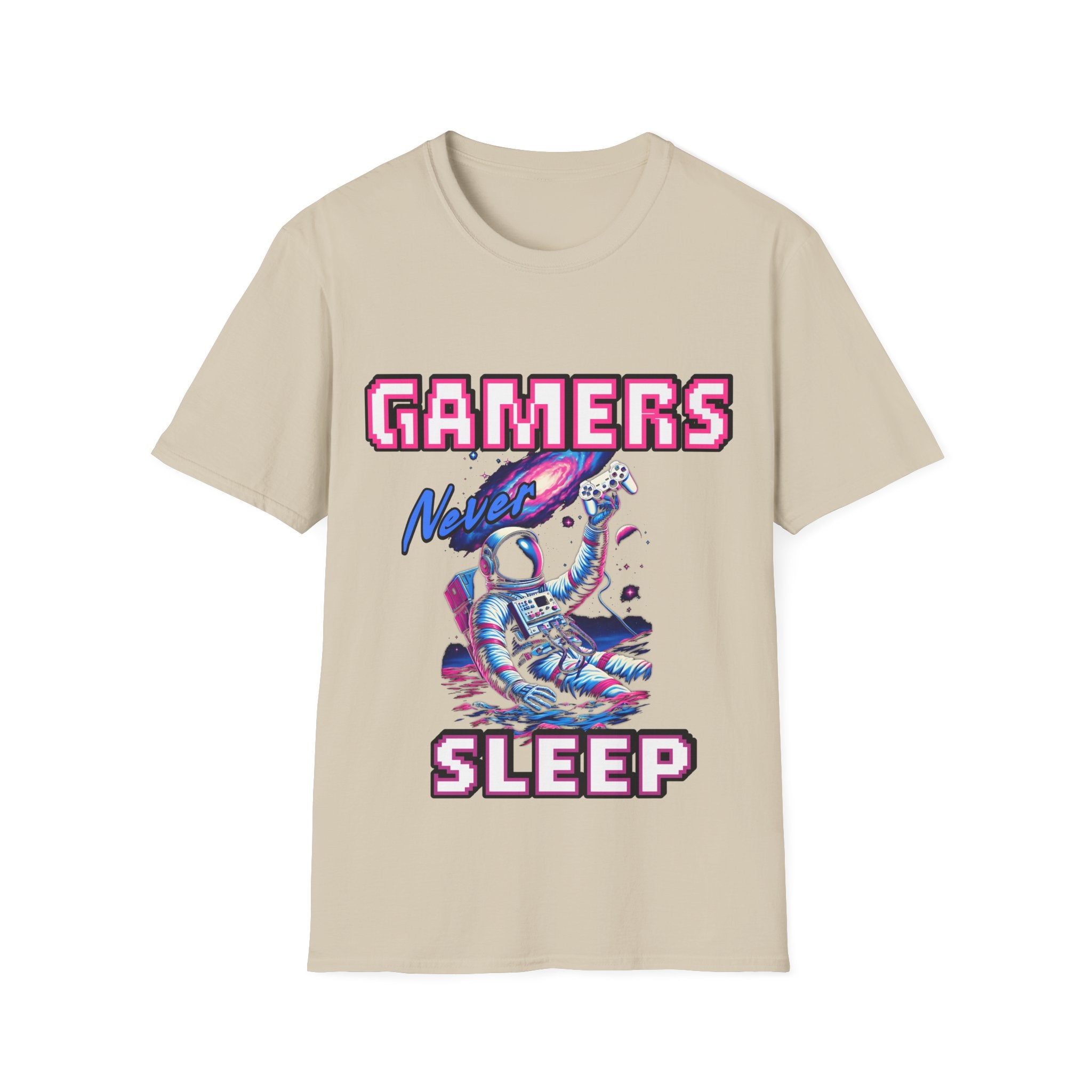 Gamers Never Sleep Unisex Softstyle T-Shirt