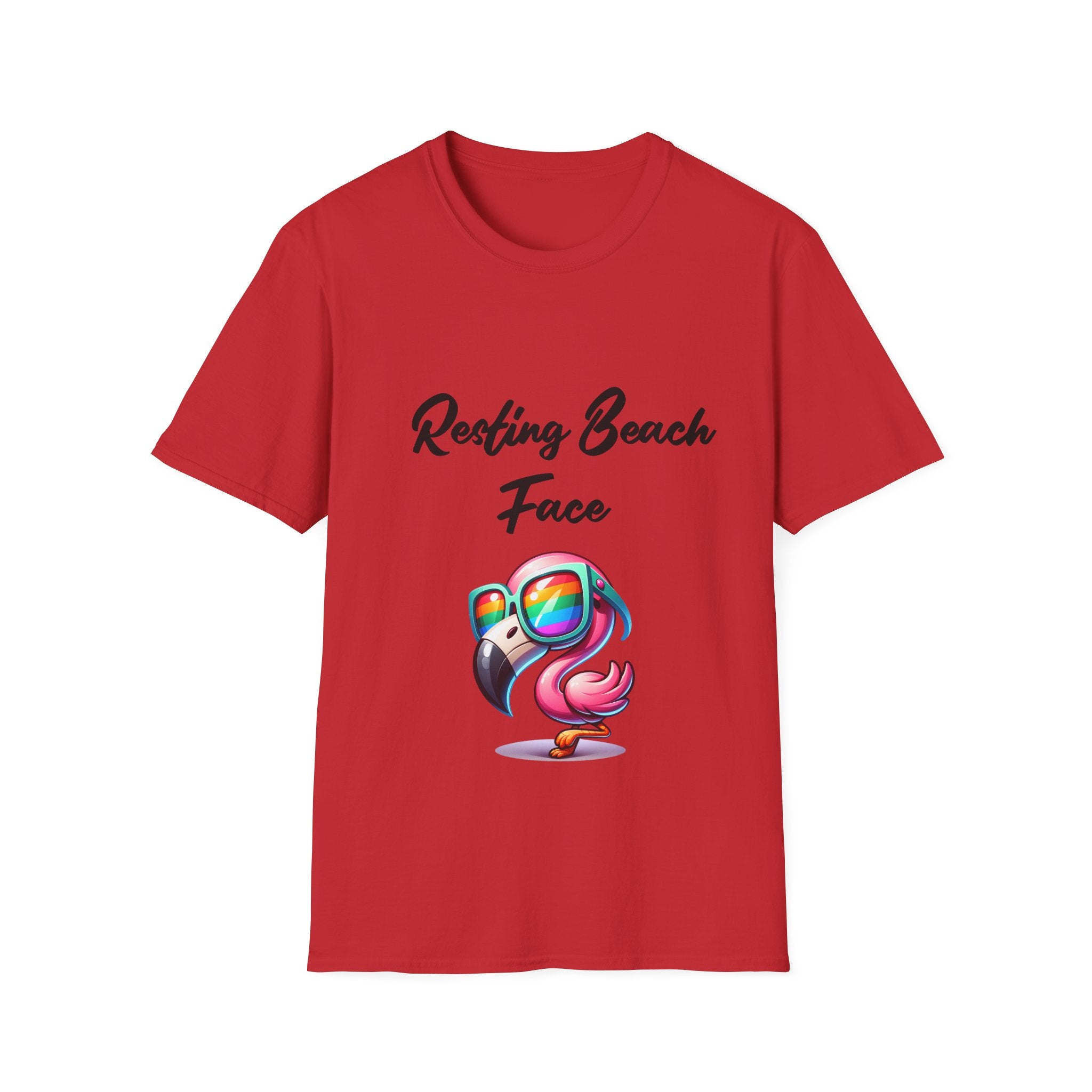 Beach Face Unisex Softstyle T-Shirt