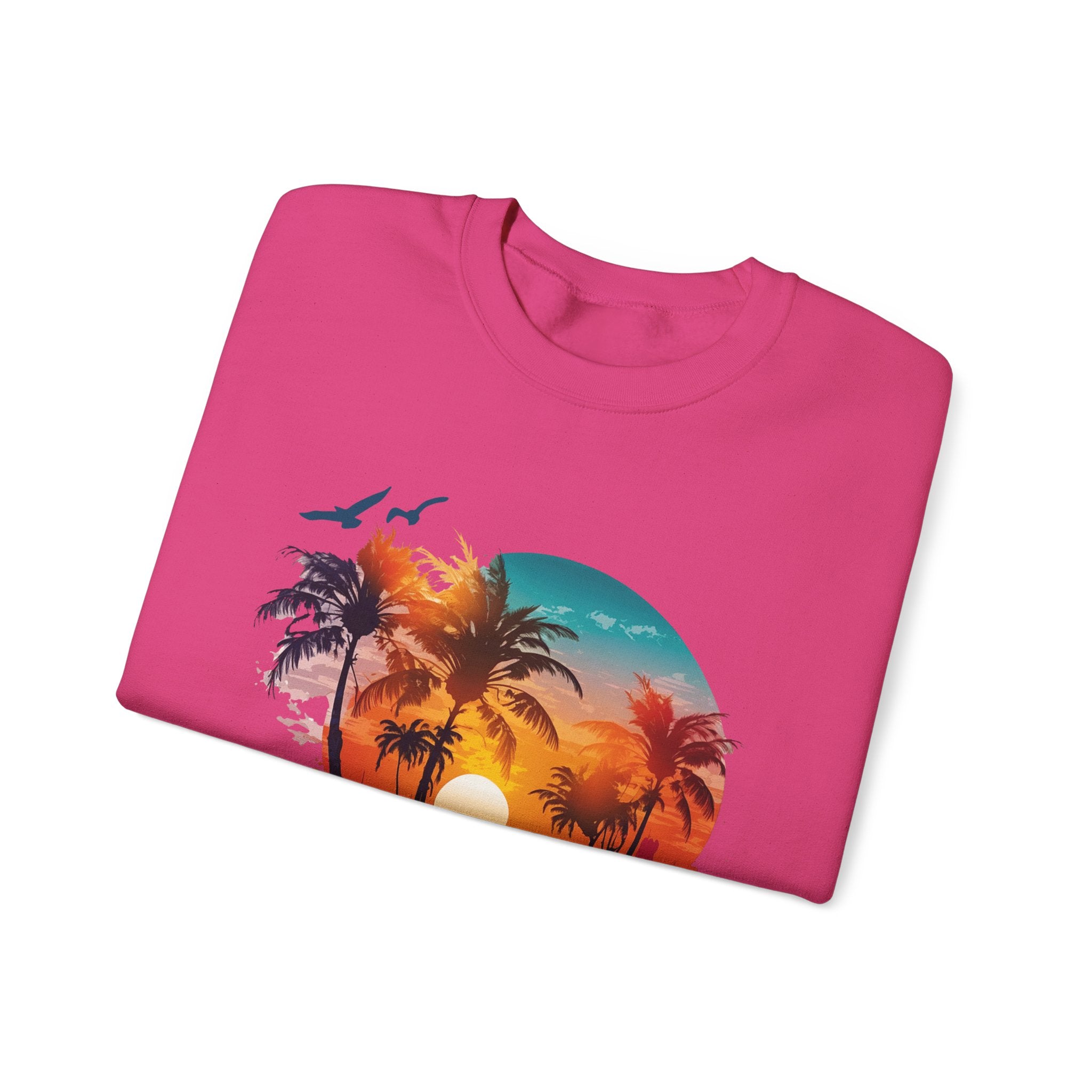 Miami Beach Unisex Heavy Blend™ Crewneck Sweatshirt