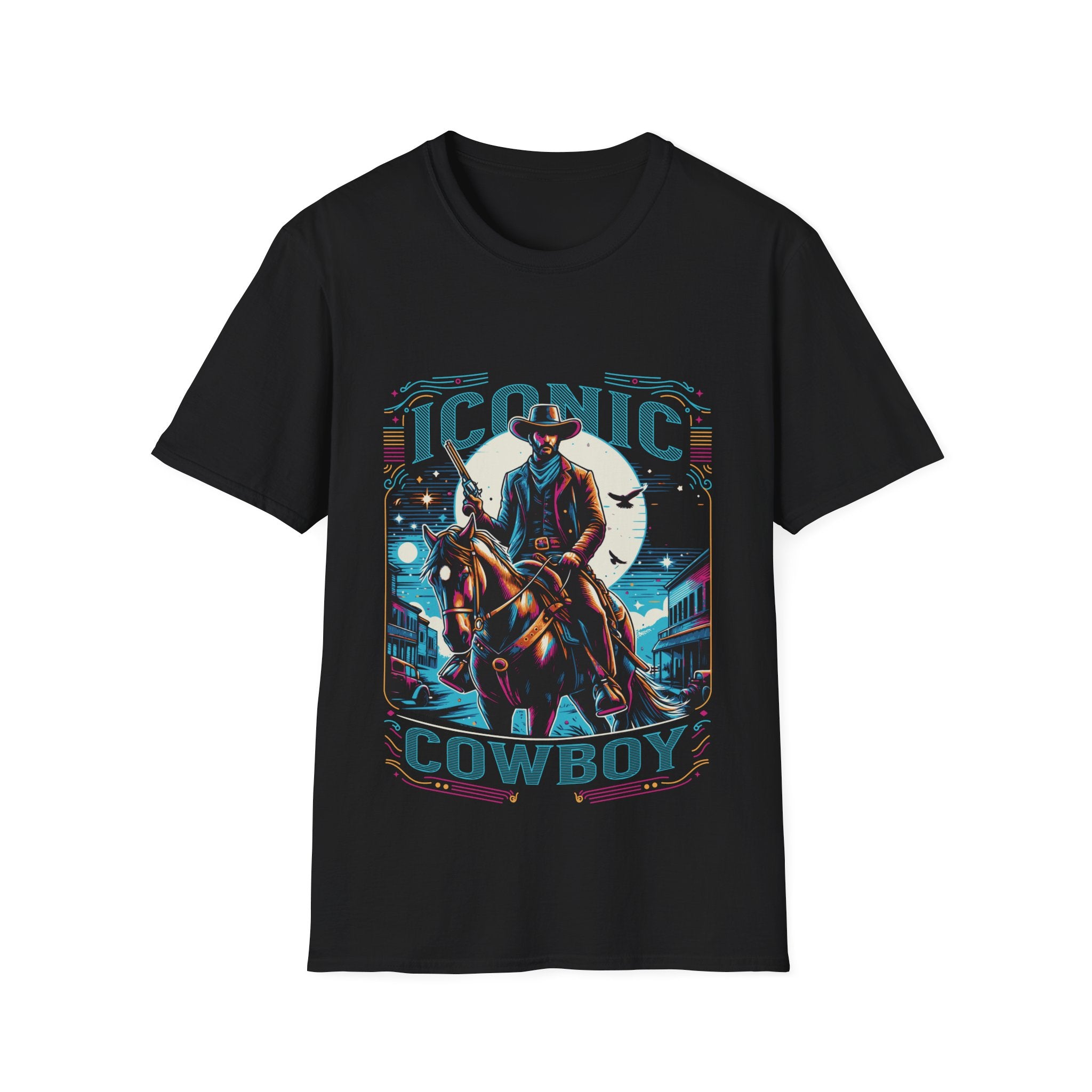Iconic Cowboy Unisex Softstyle T-Shirt