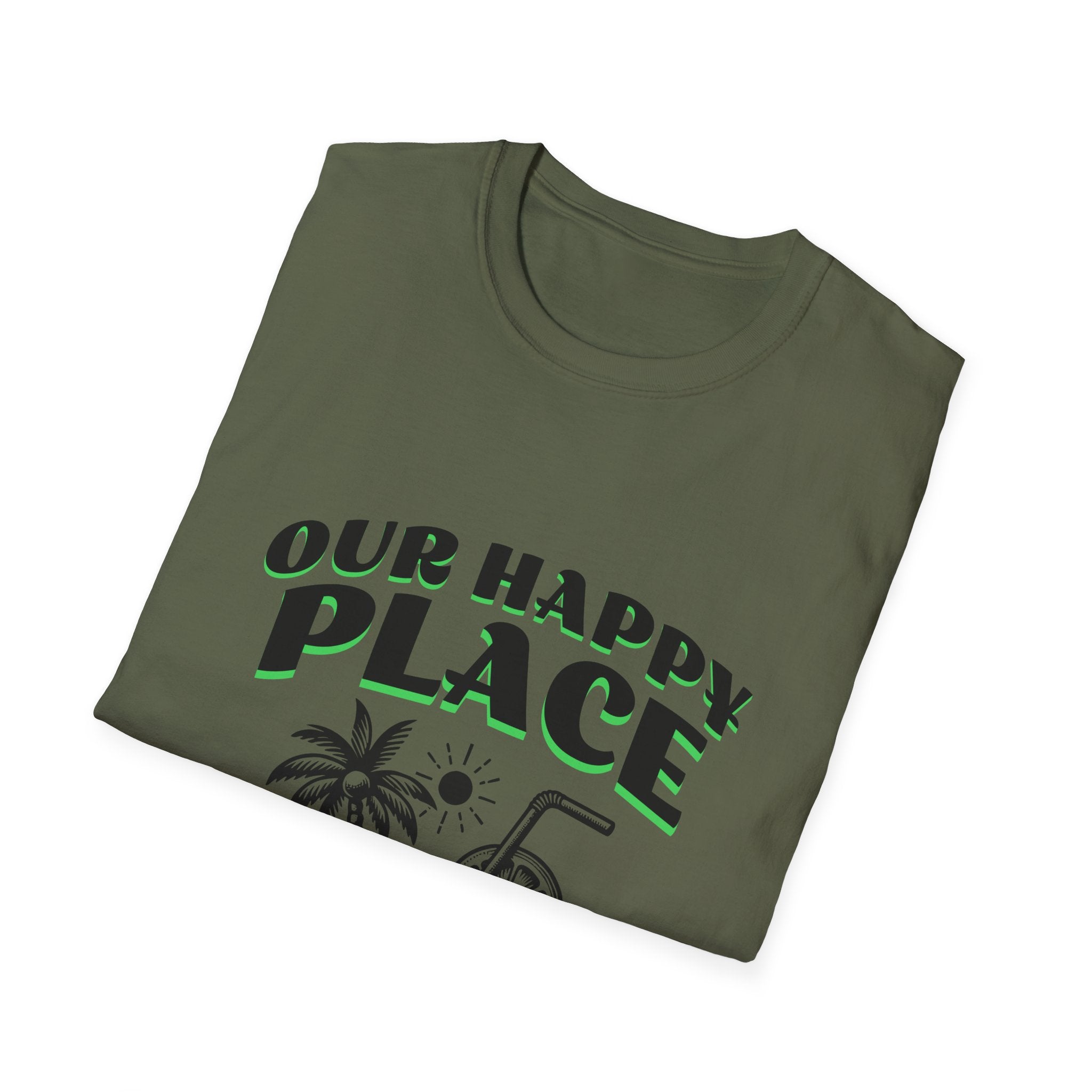 Happy Place Unisex Softstyle T-Shirt