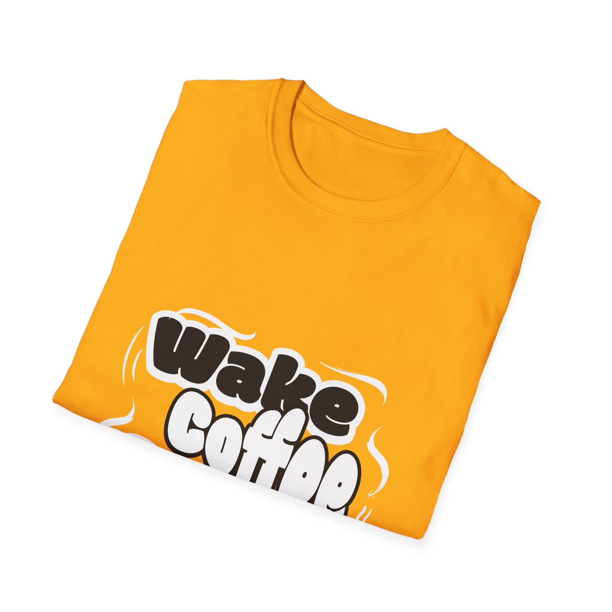 Wake Coffee Unisex Softstyle T-Shirt