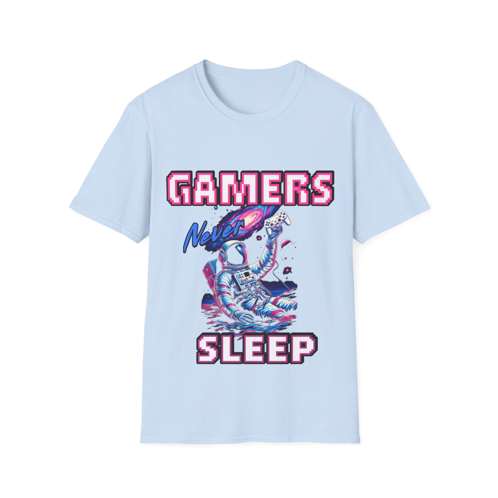 Gamers Never Sleep Unisex Softstyle T-Shirt