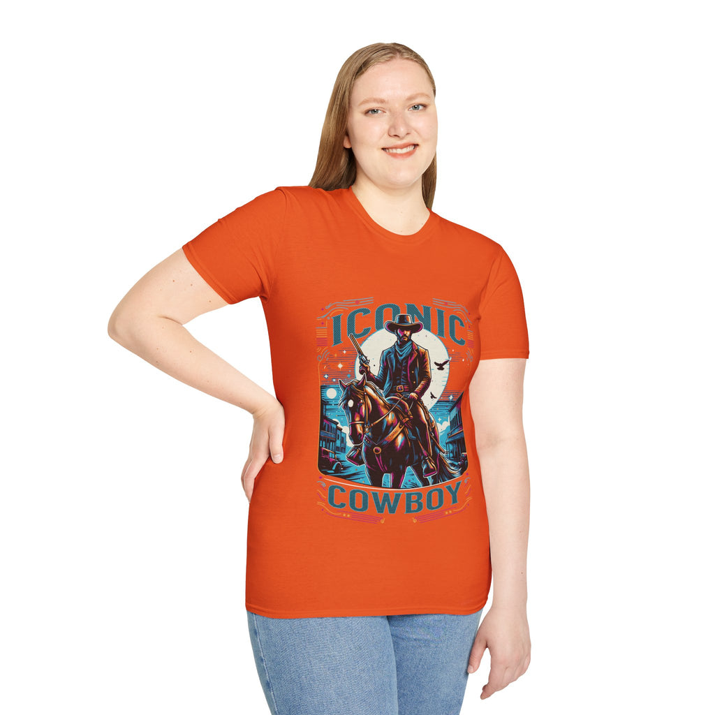 Iconic Cowboy Unisex Softstyle T-Shirt