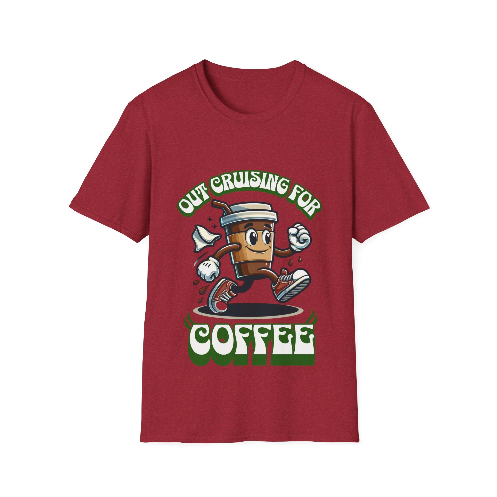 Cruising for Coffee Unisex Softstyle T-Shirt