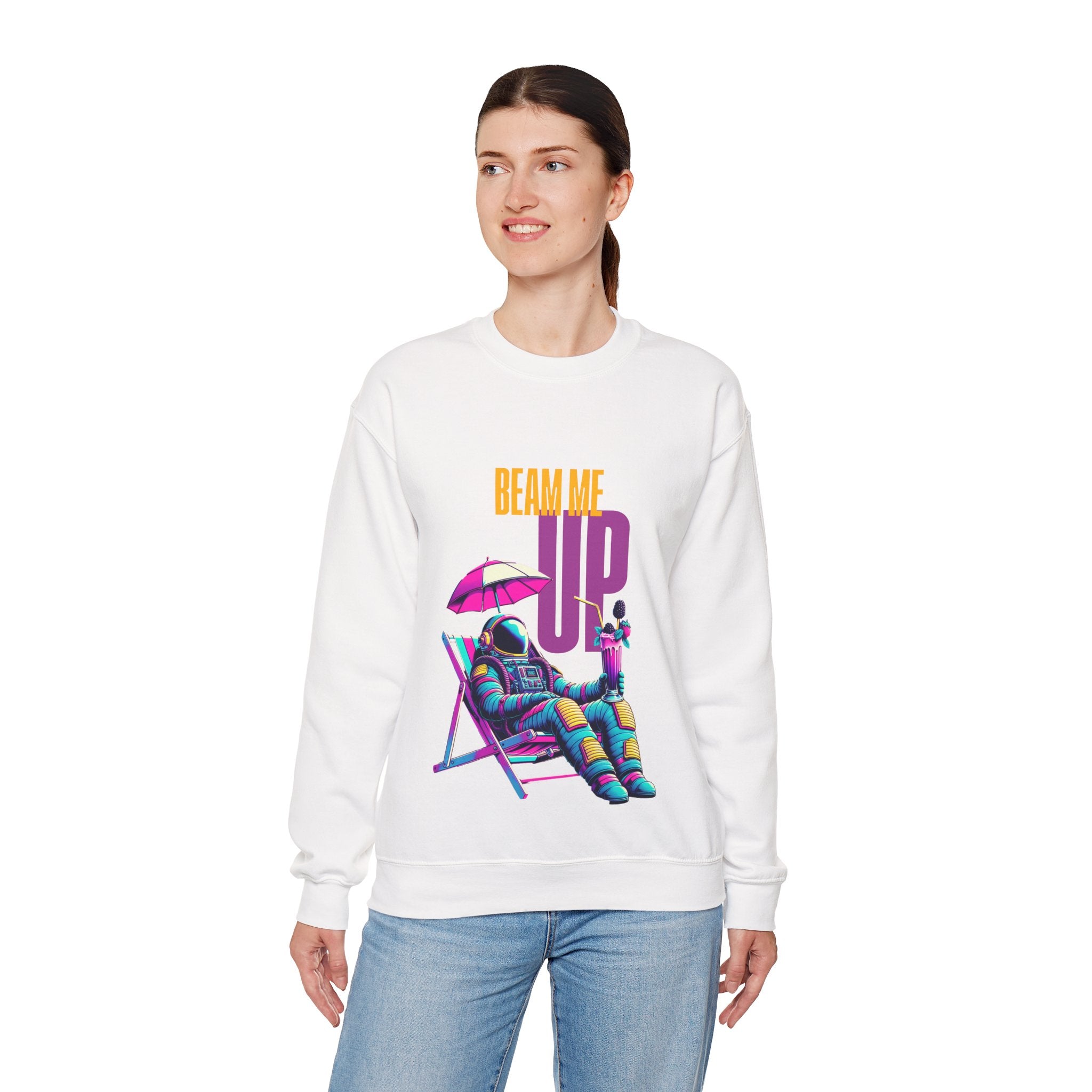 Beam Me Up Unisex Heavy Blend™ Crewneck Sweatshirt