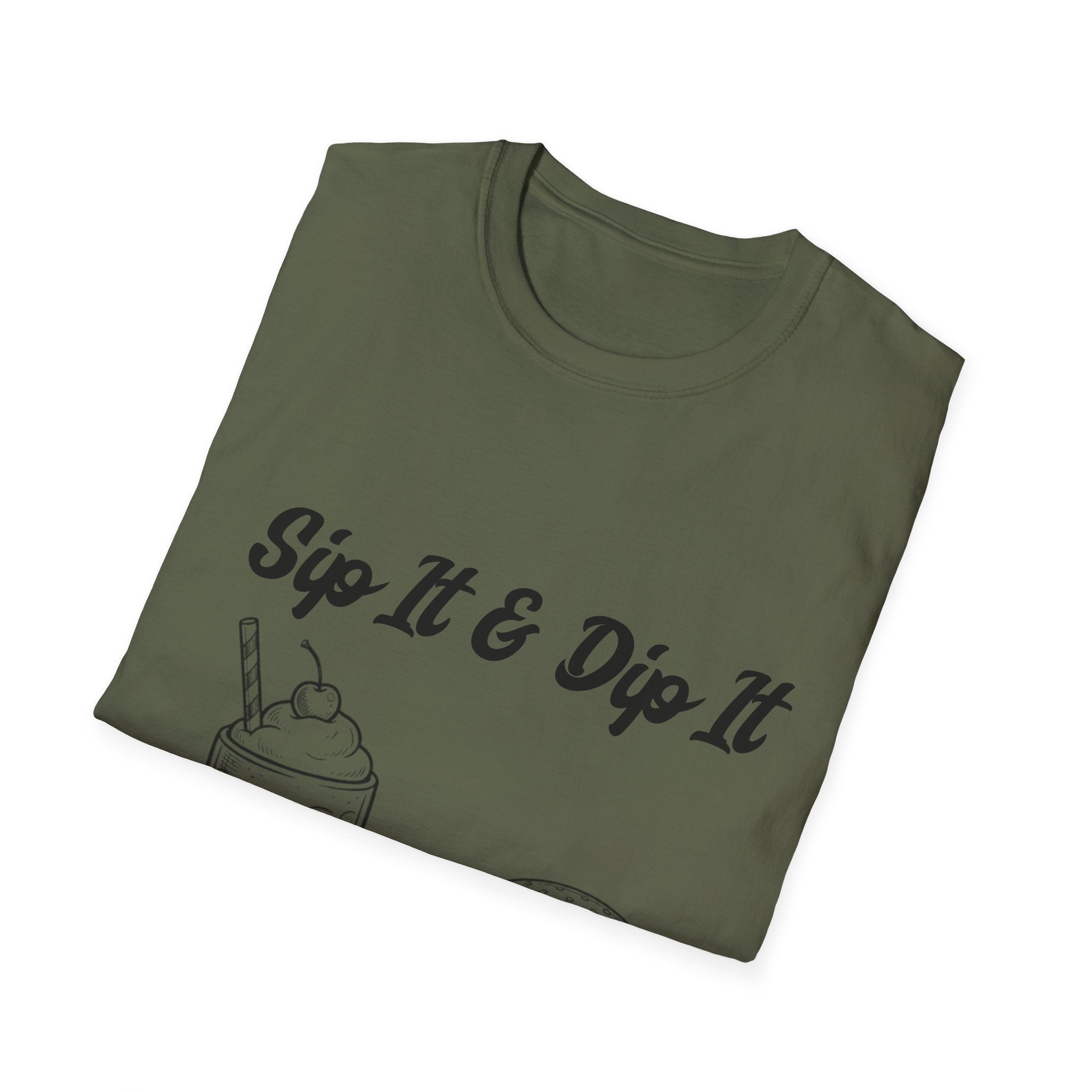Sip it & Dip It Unisex Softstyle T-Shirt