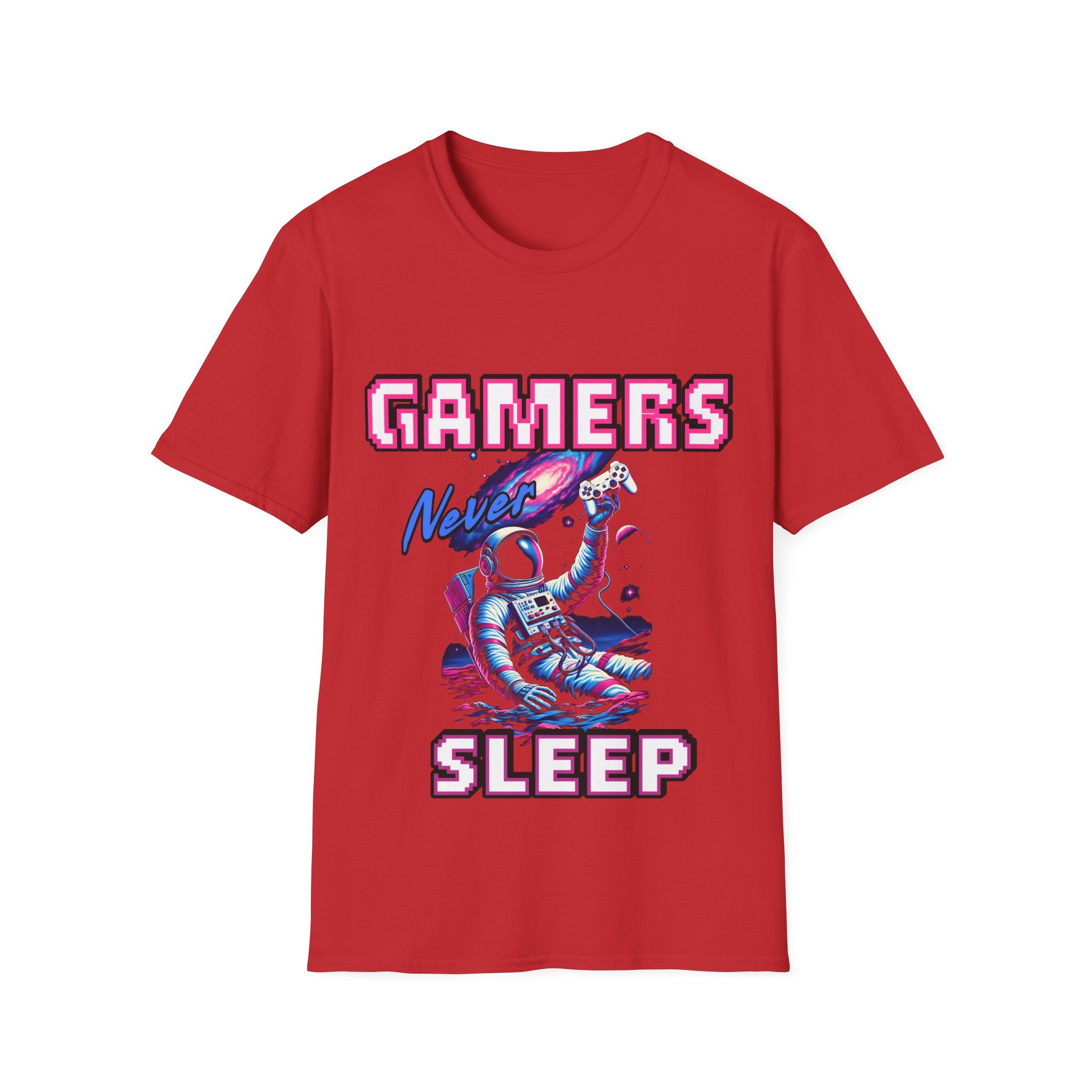 Gamers Never Sleep Unisex Softstyle T-Shirt