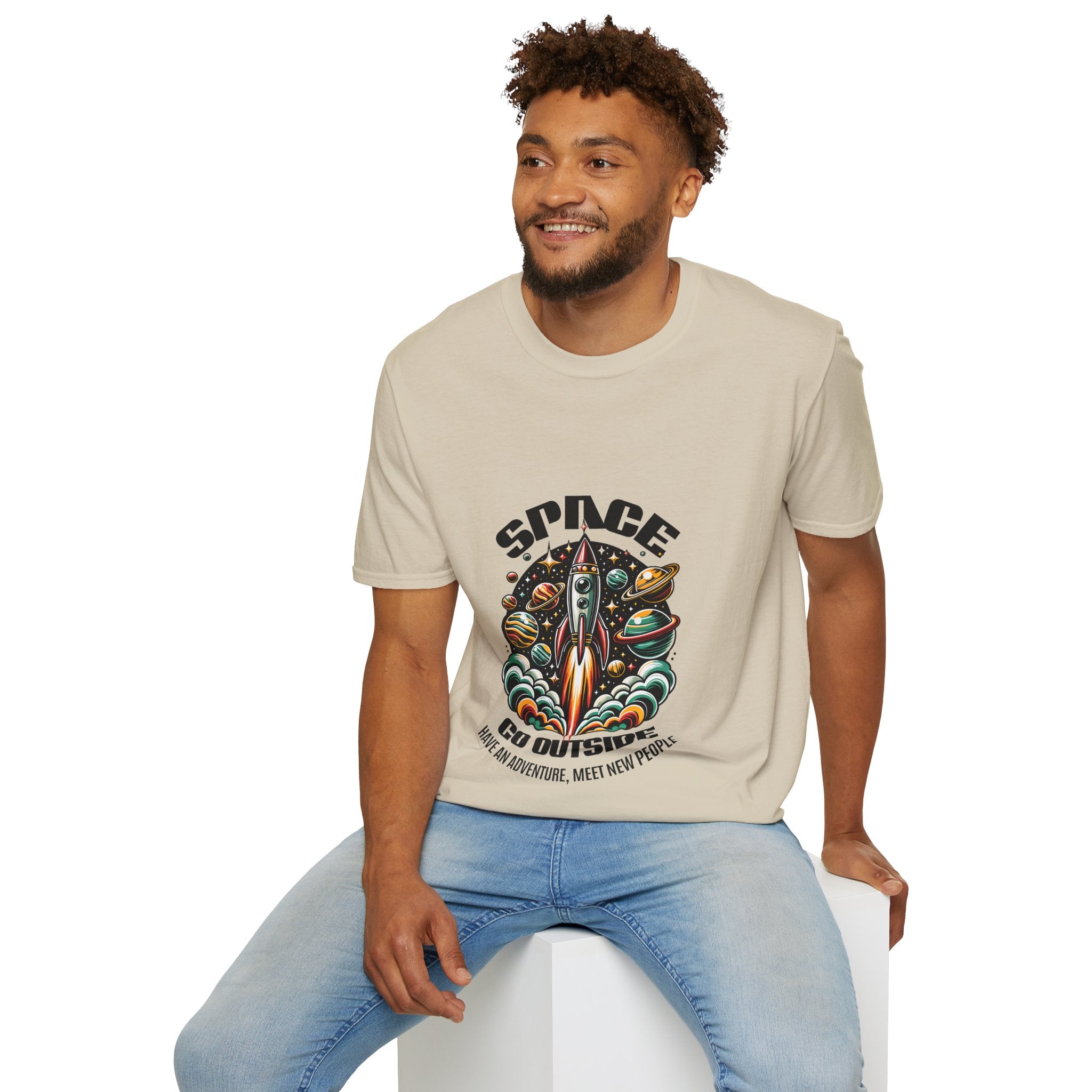 Space Unisex Softstyle T-Shirt