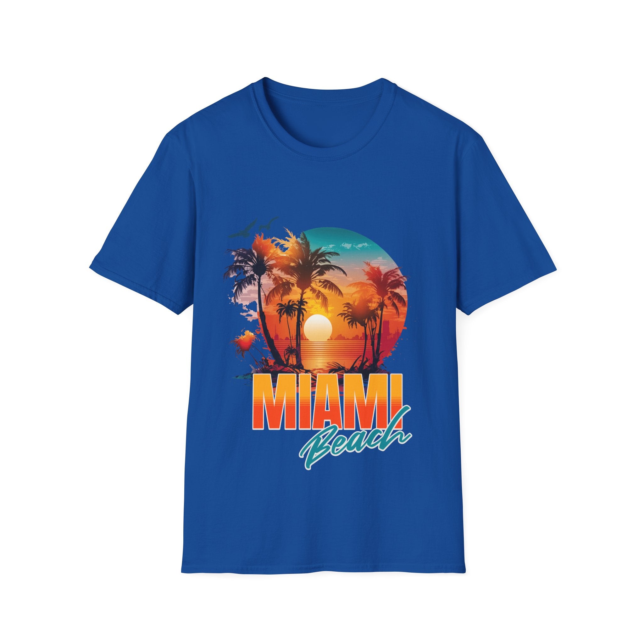 Miami Beach Unisex Softstyle T-Shirt