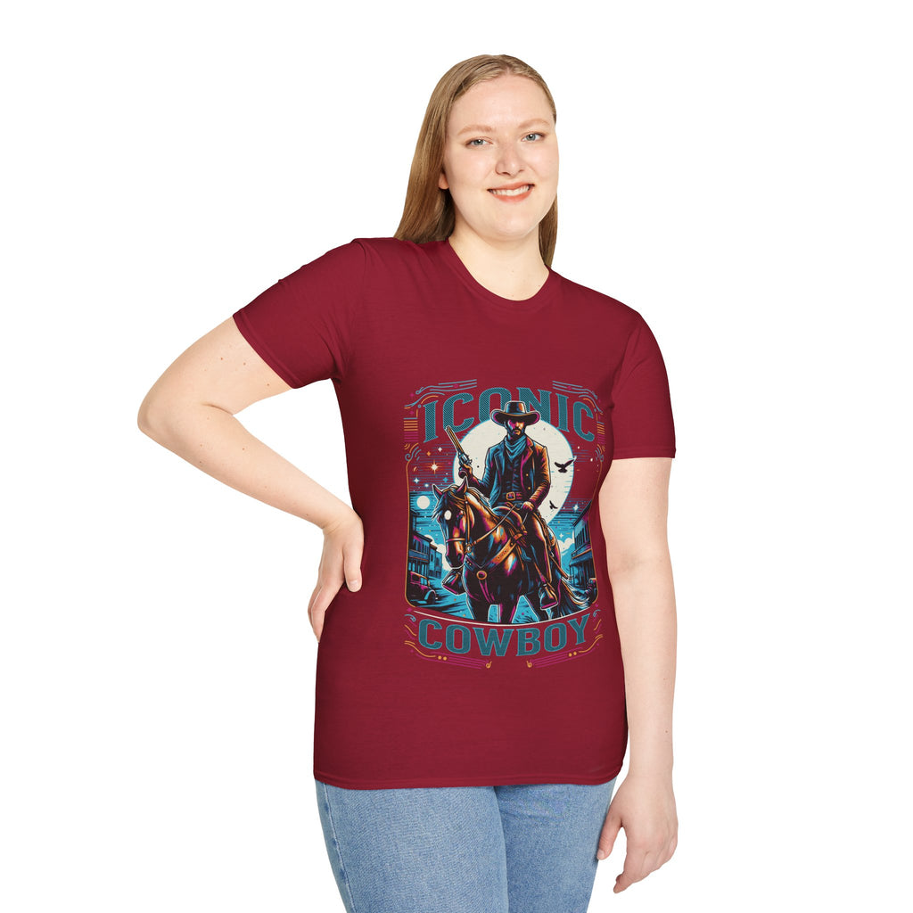 Iconic Cowboy Unisex Softstyle T-Shirt