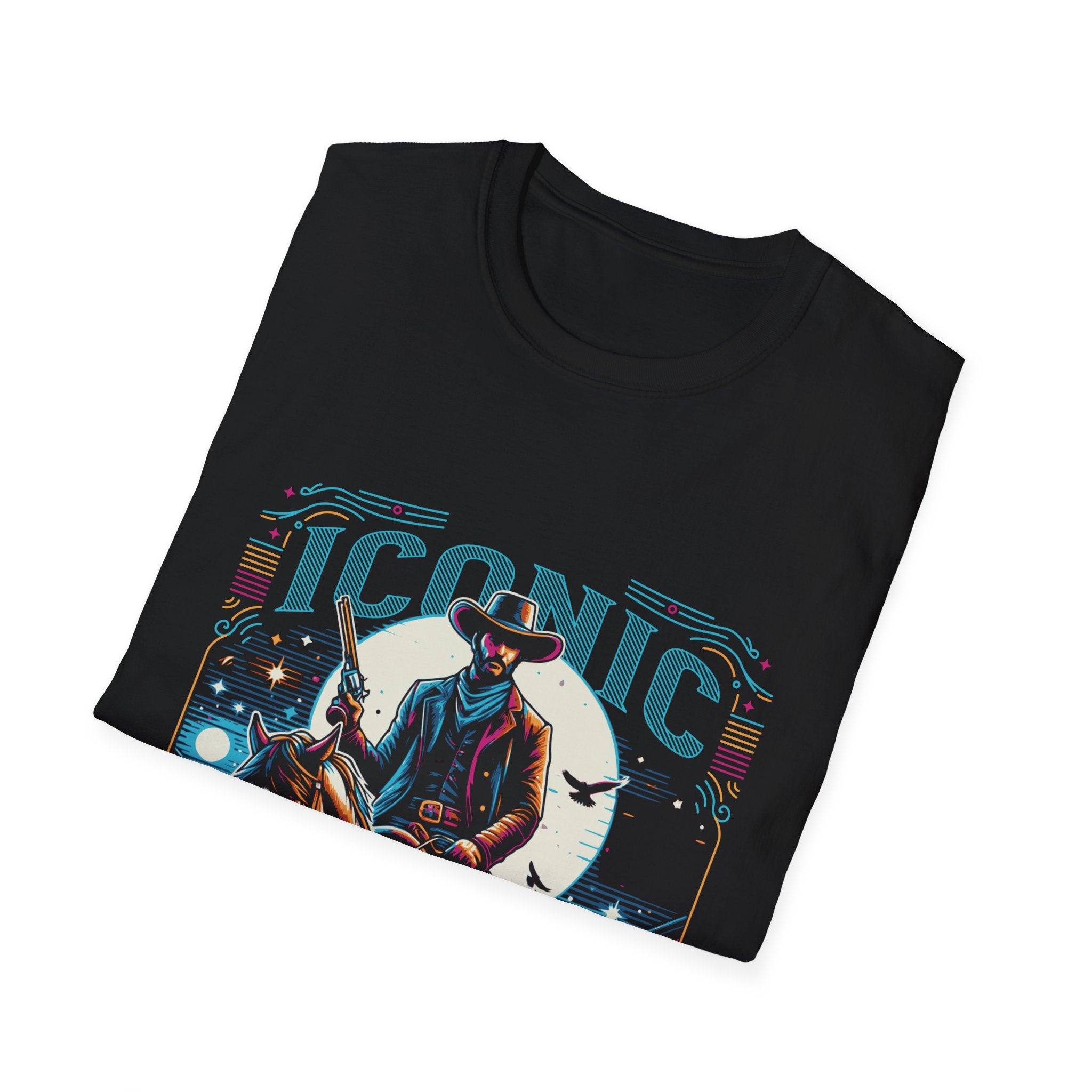Iconic Cowboy Unisex Softstyle T-Shirt