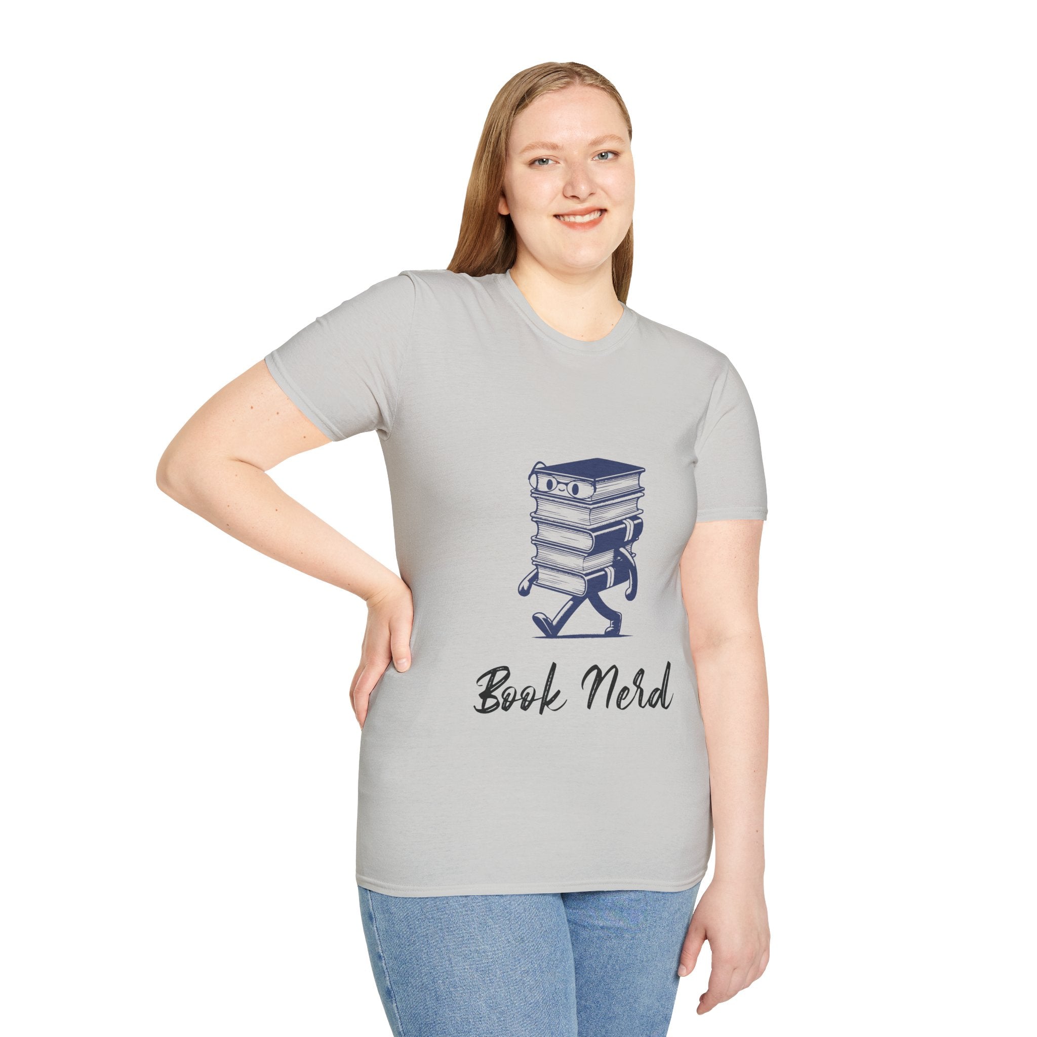 Book Nerd Unisex Softstyle T-Shirt