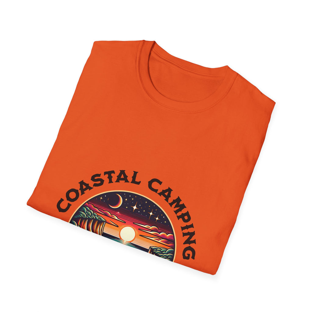 Coastal Camping Unisex Softstyle T-Shirt