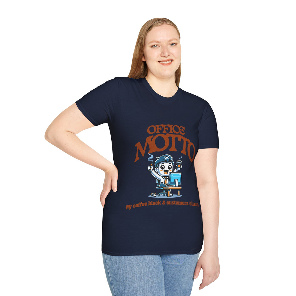 Office Motto Unisex Softstyle T-Shirt