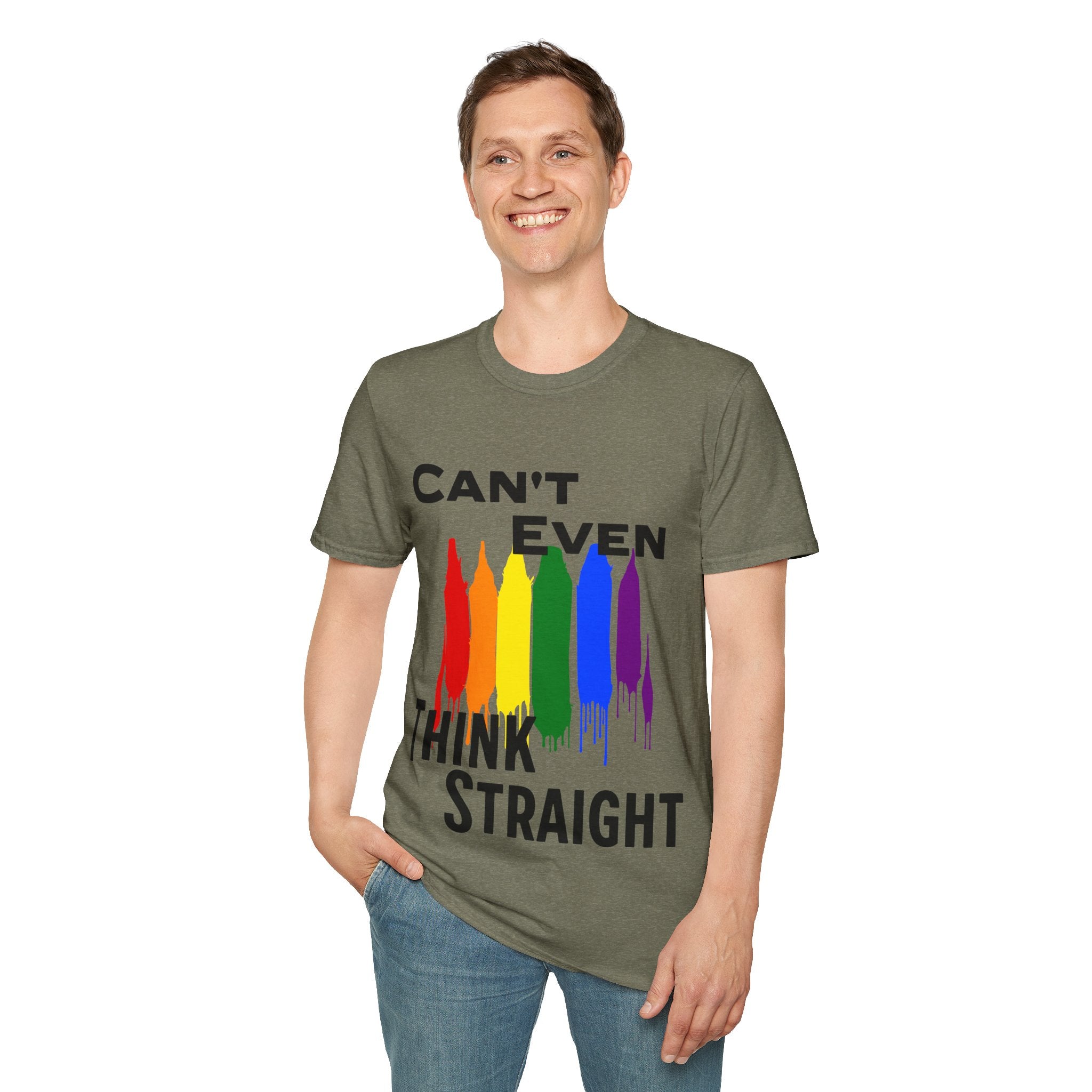 Think Straight Unisex Softstyle T-Shirt