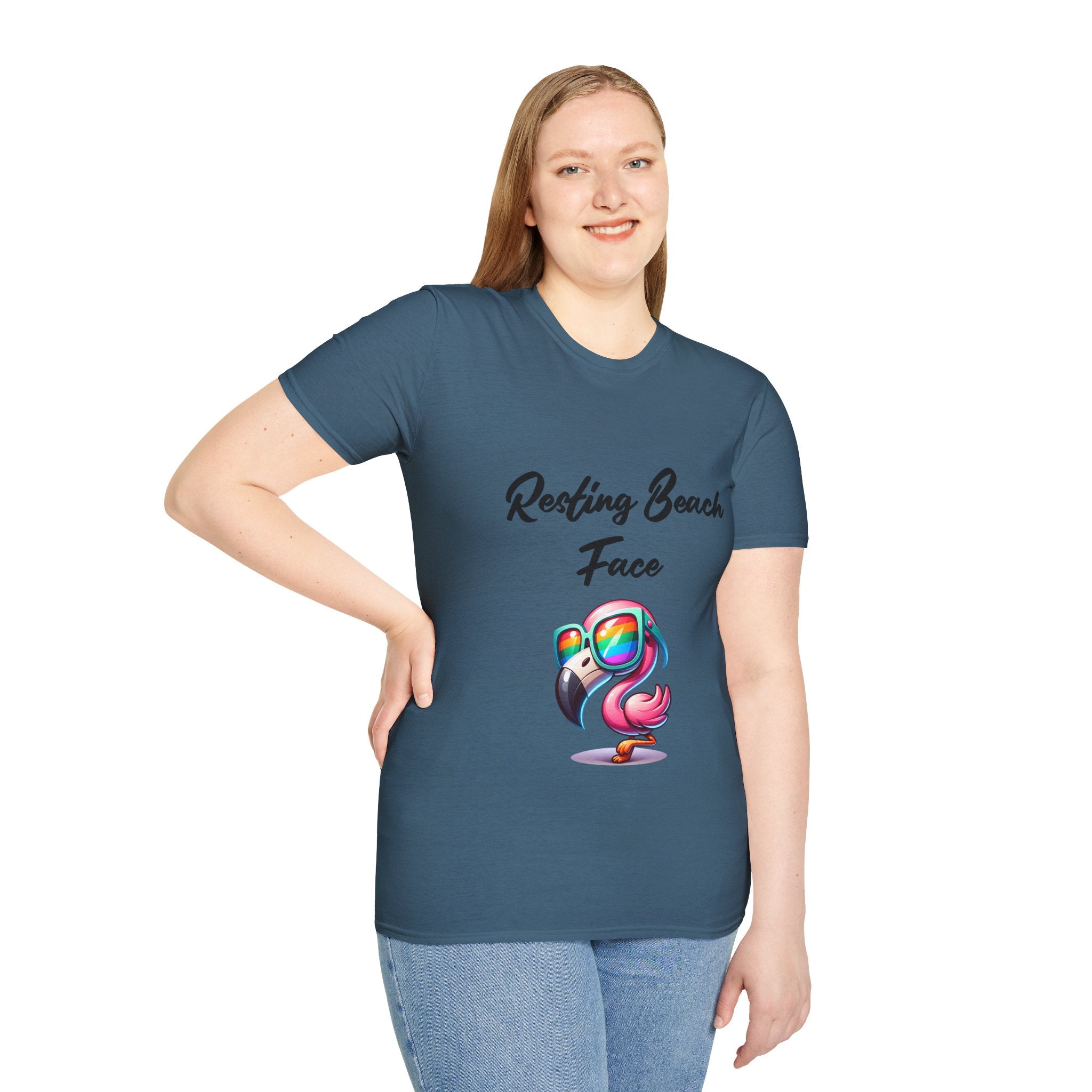 Beach Face Unisex Softstyle T-Shirt