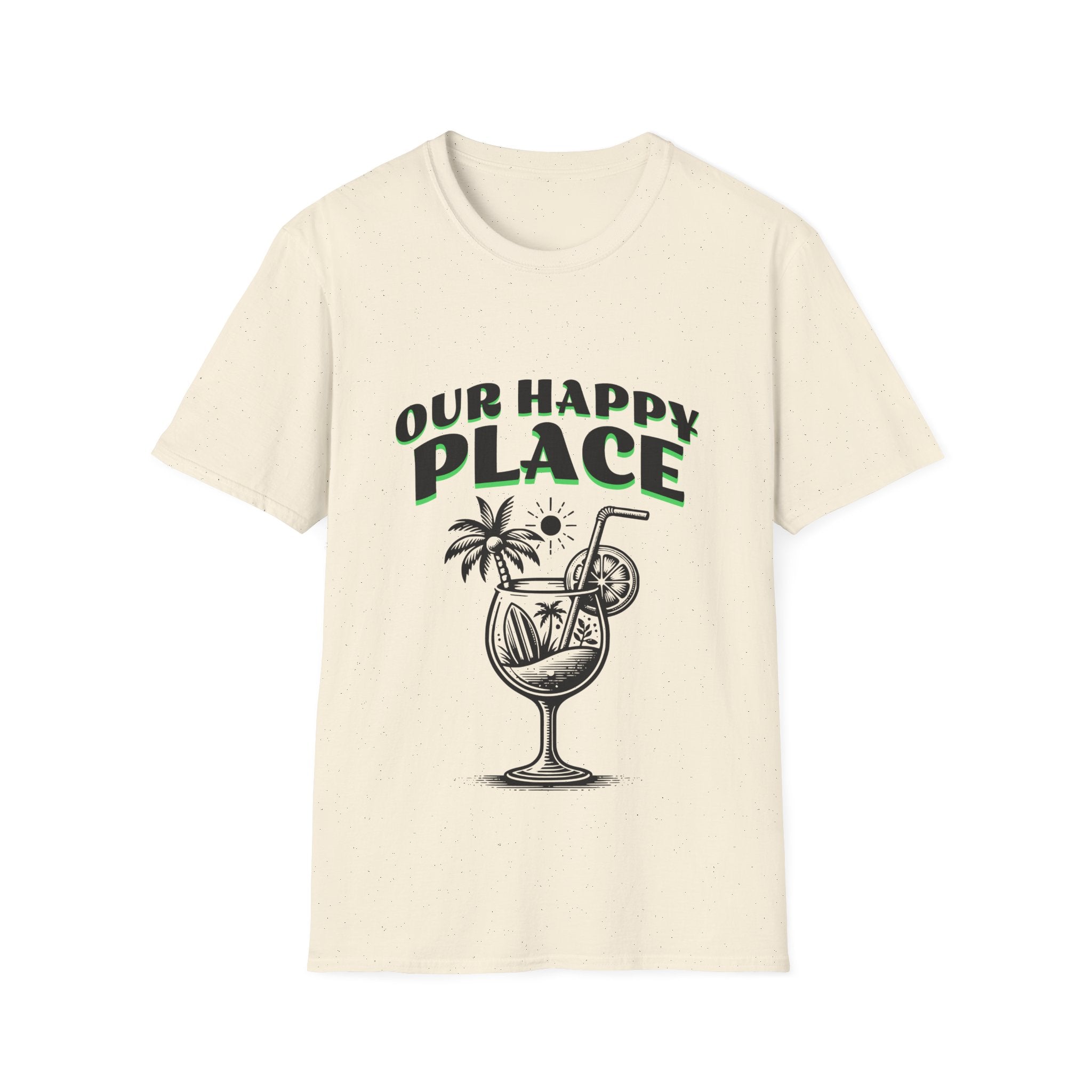 Happy Place Unisex Softstyle T-Shirt
