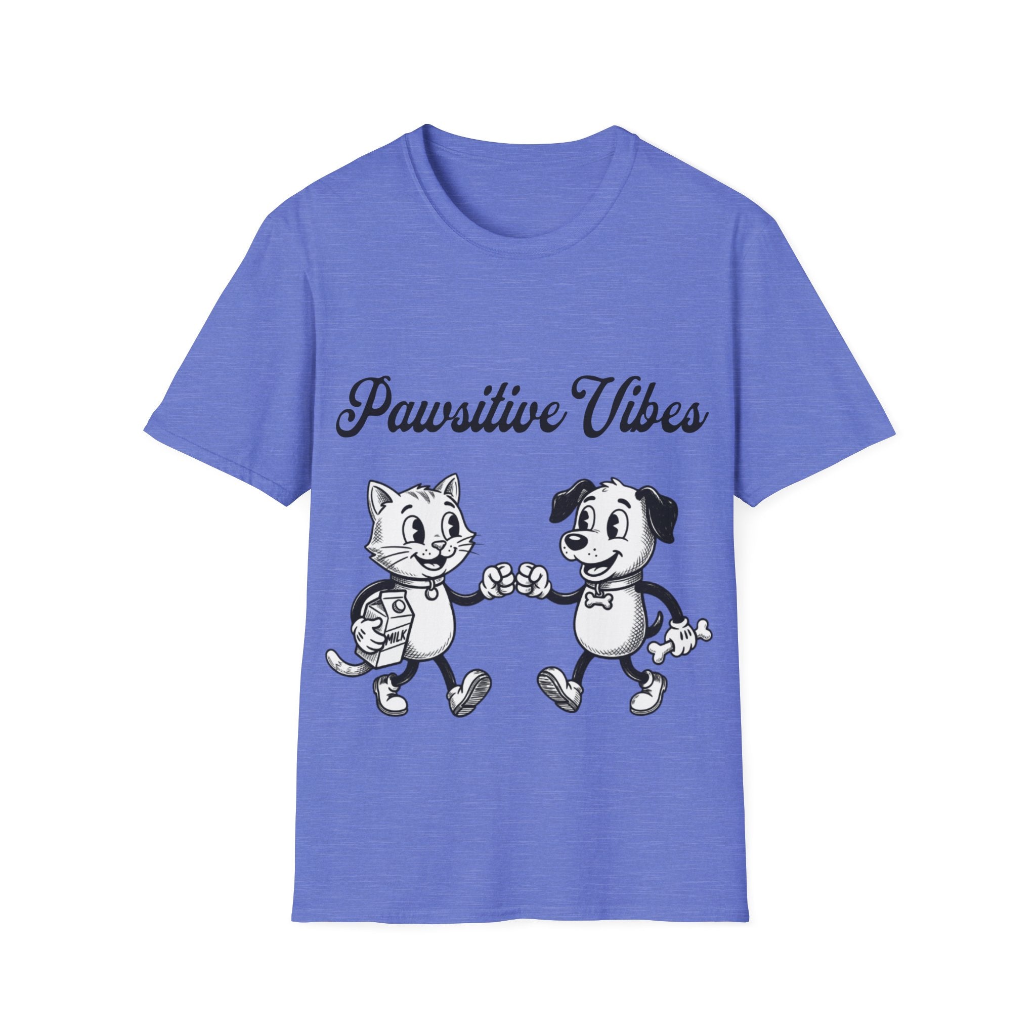 Pawsitive Vibes Unisex Softstyle T-Shirt