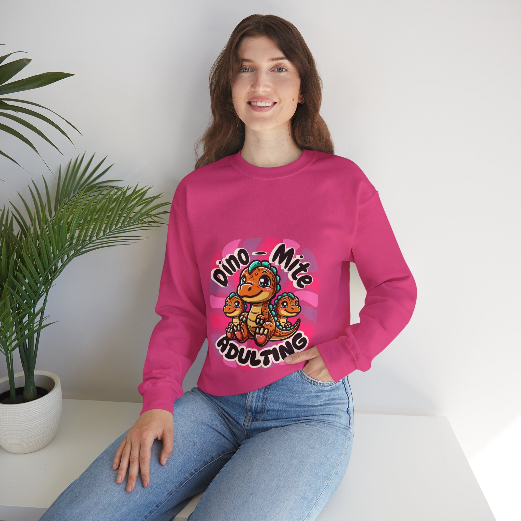 Dino-Mite Unisex Heavy Blend™ Crewneck Sweatshirt