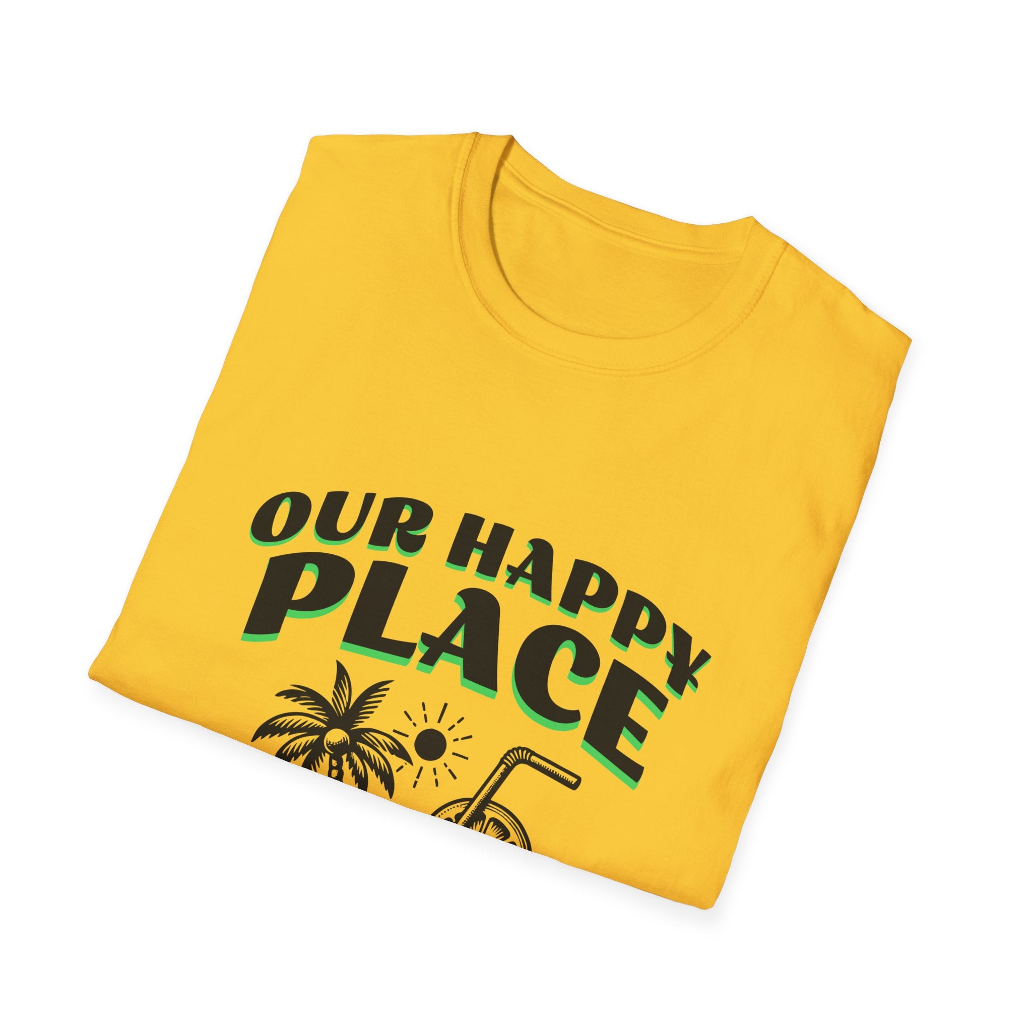 Happy Place Unisex Softstyle T-Shirt
