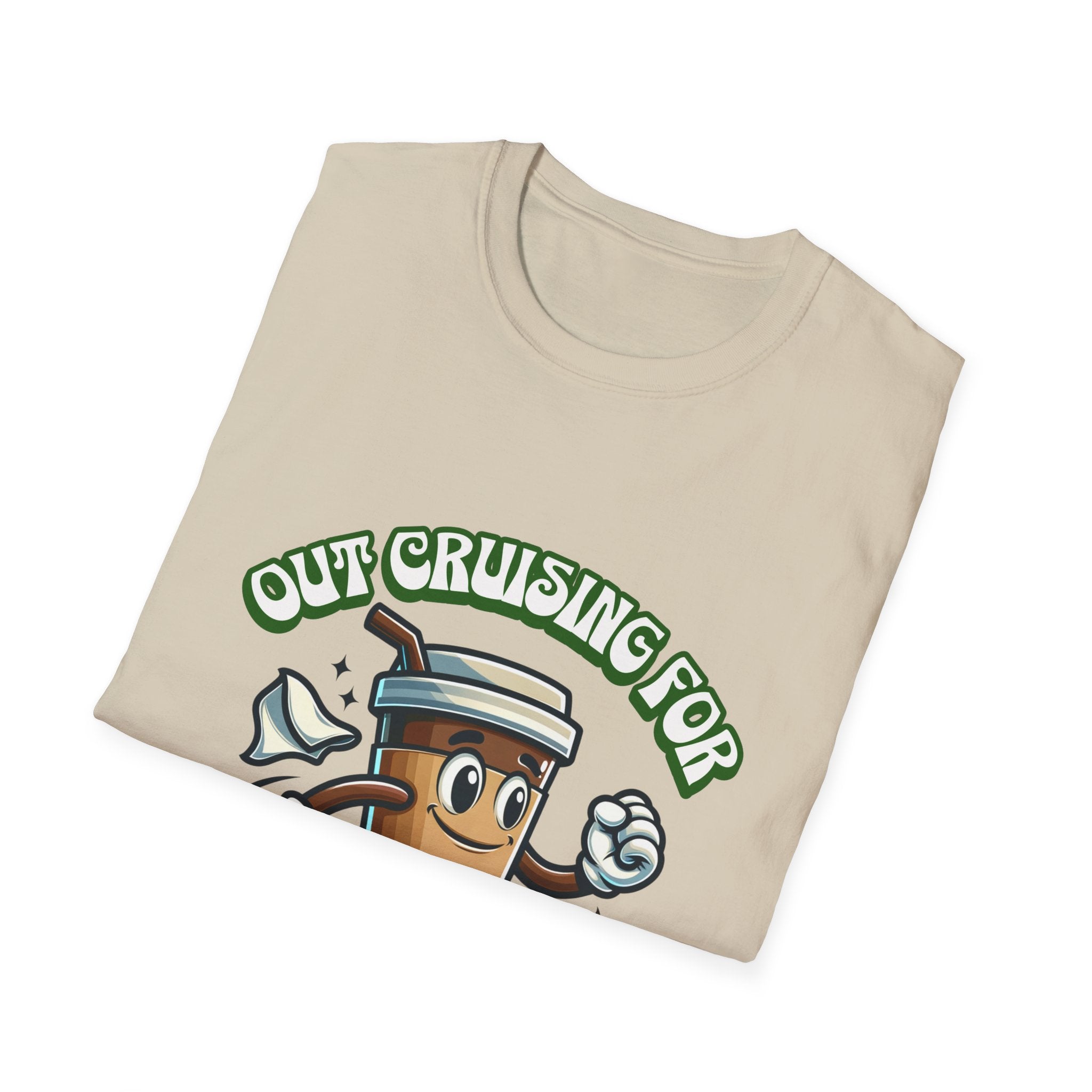 Cruising for Coffee Unisex Softstyle T-Shirt