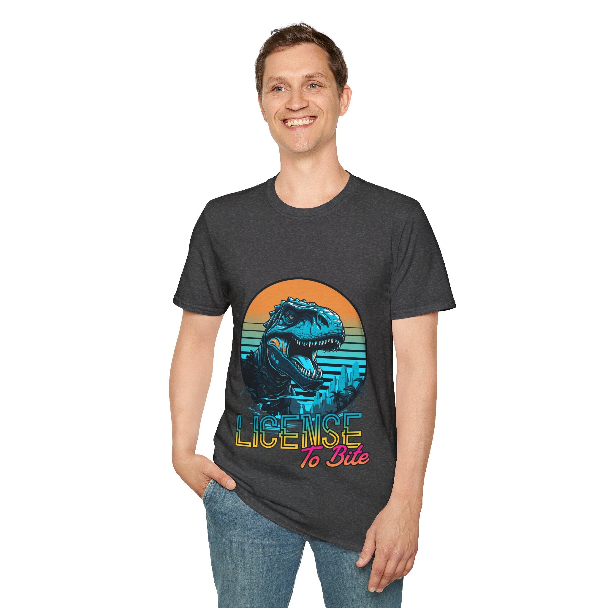 License to Bite Unisex Softstyle T-Shirt