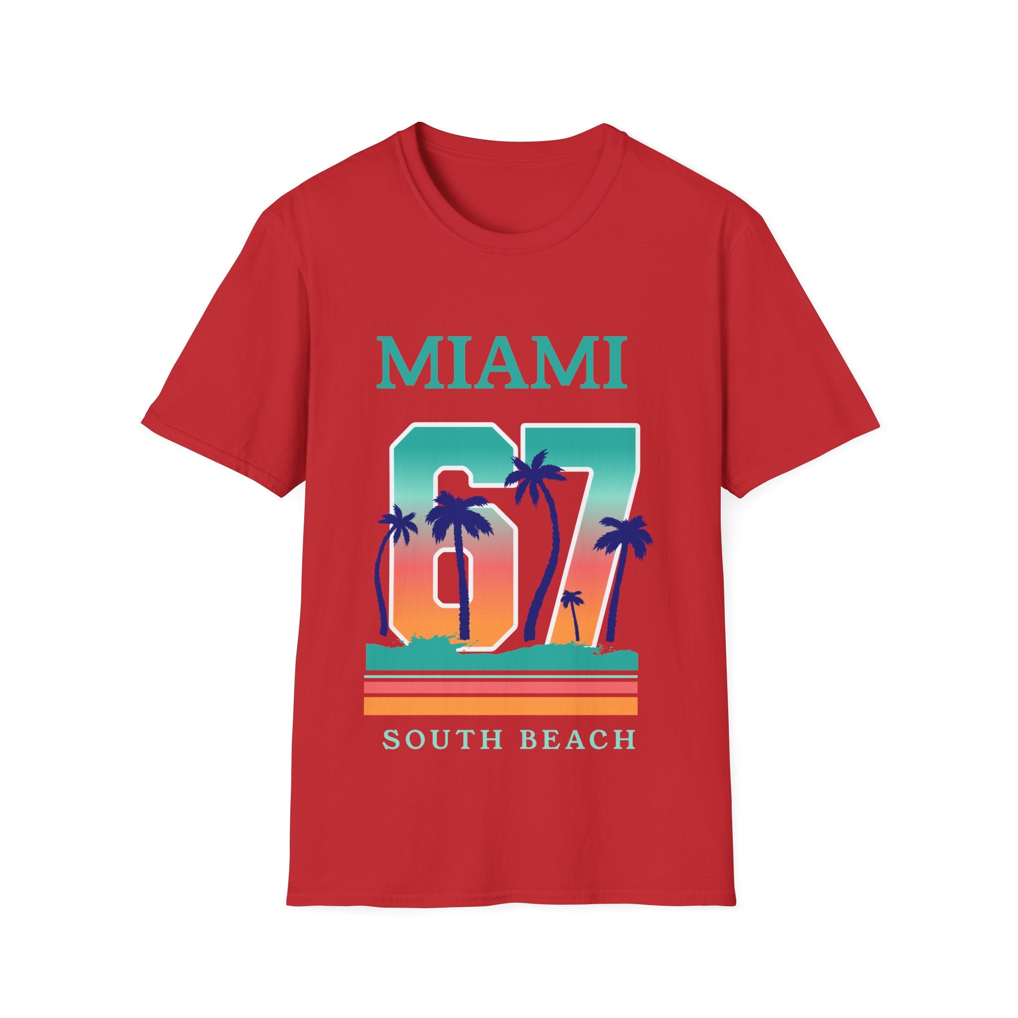 Miami South Beach Unisex Softstyle T-Shirt