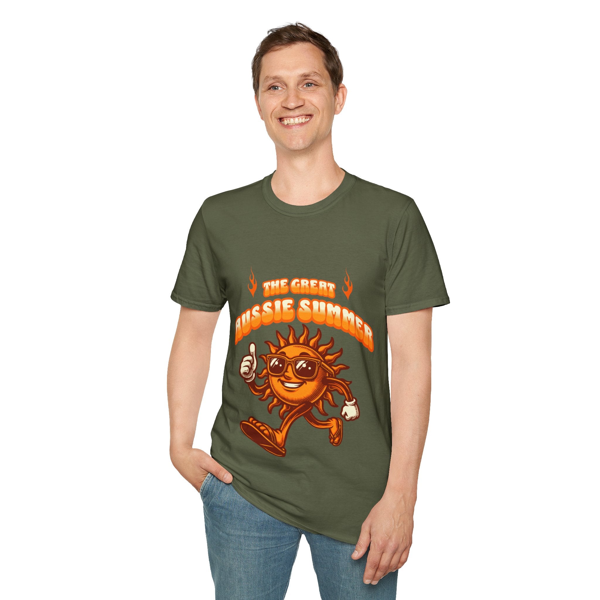 Aussie Summer Unisex Softstyle T-Shirt