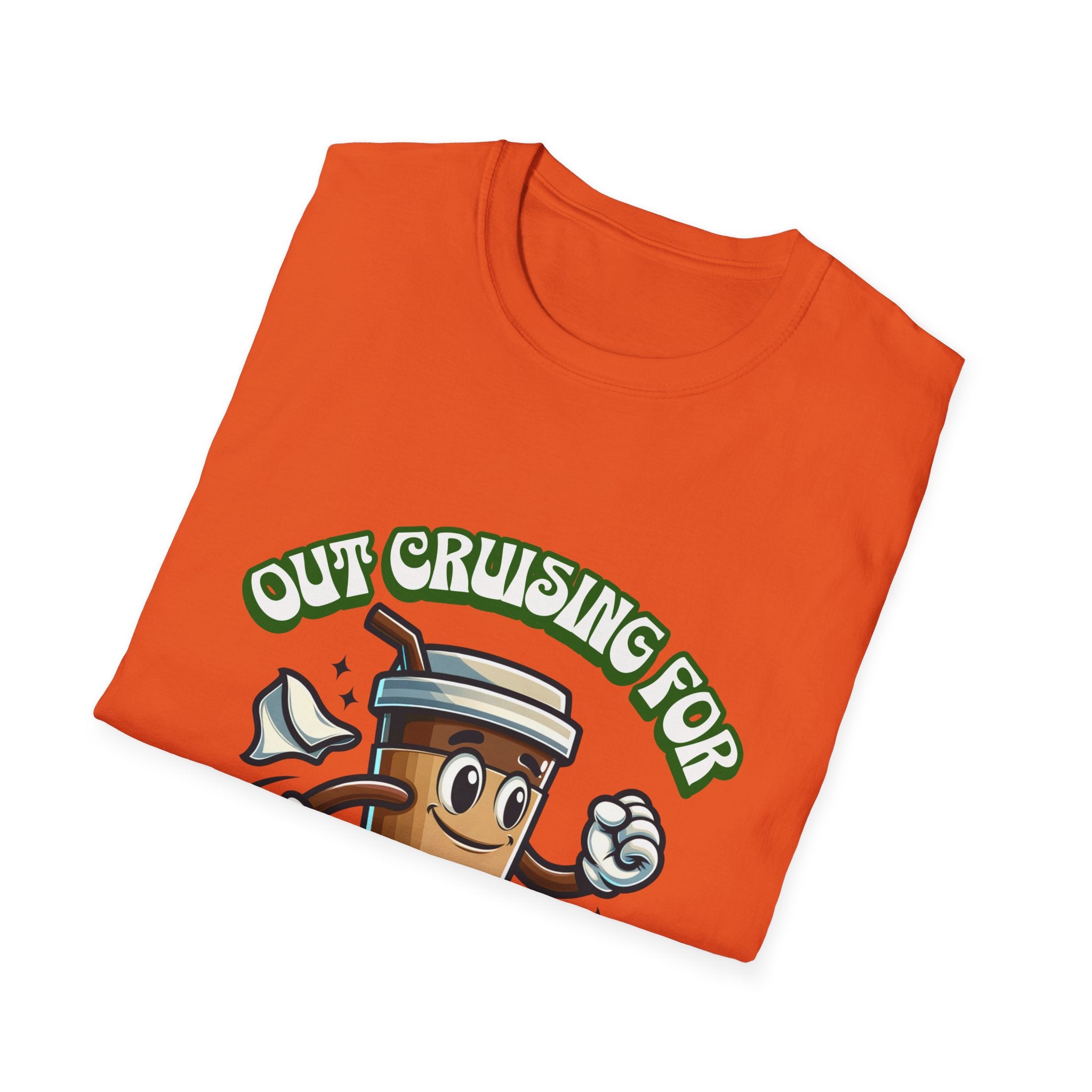 Cruising for Coffee Unisex Softstyle T-Shirt