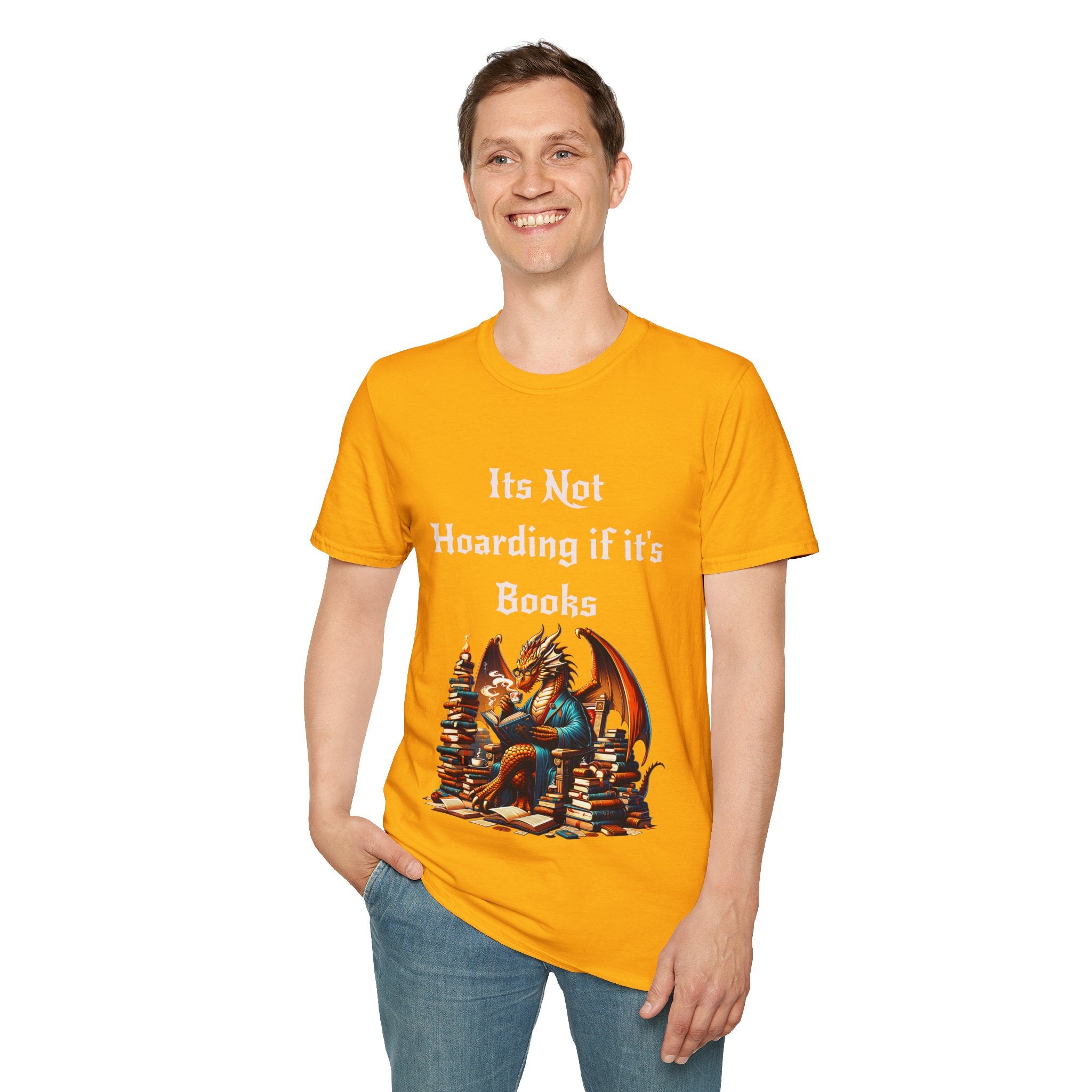 Hoarding Books Unisex Softstyle T-Shirt