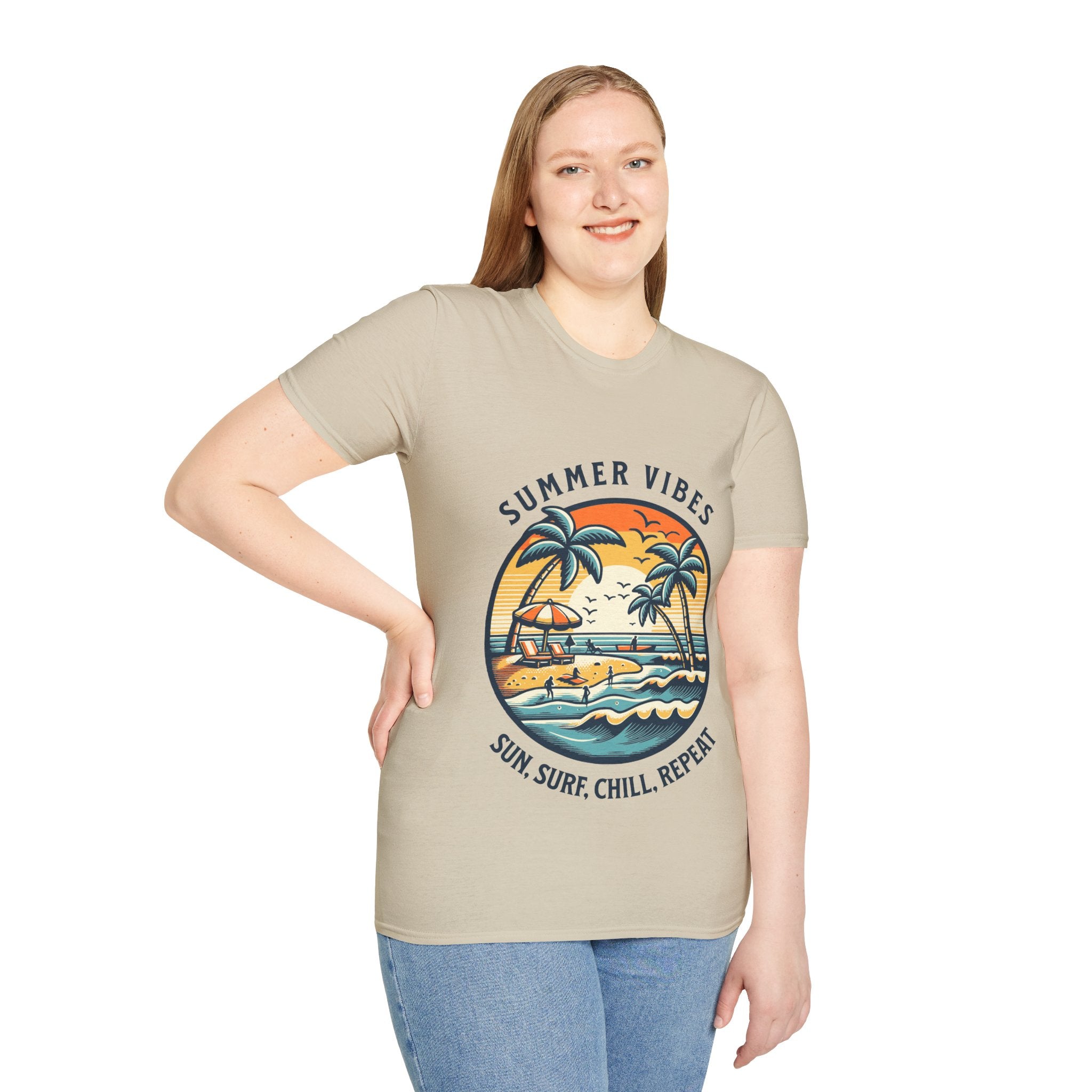 Summer Vibes Unisex Softstyle T-Shirt