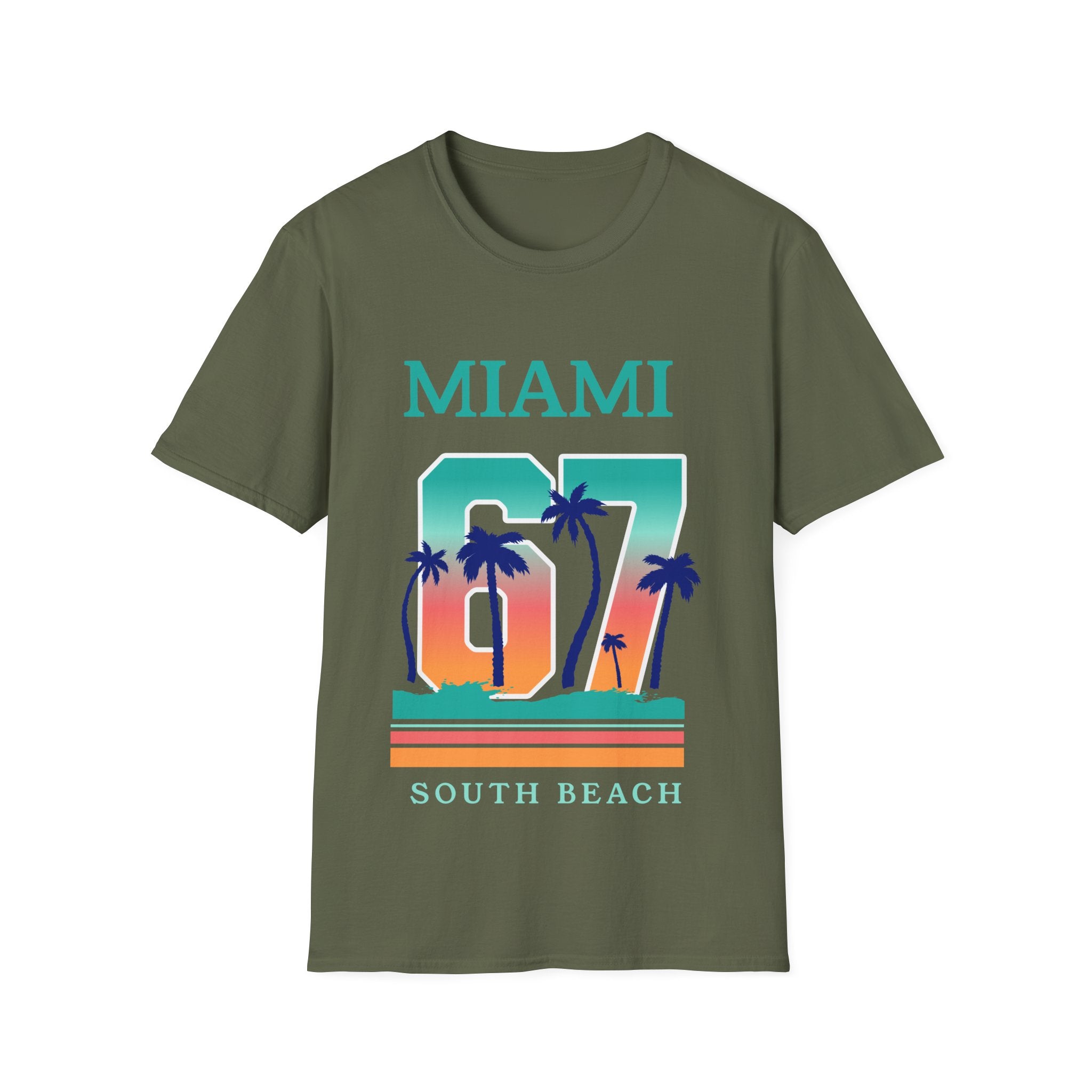 Miami South Beach Unisex Softstyle T-Shirt