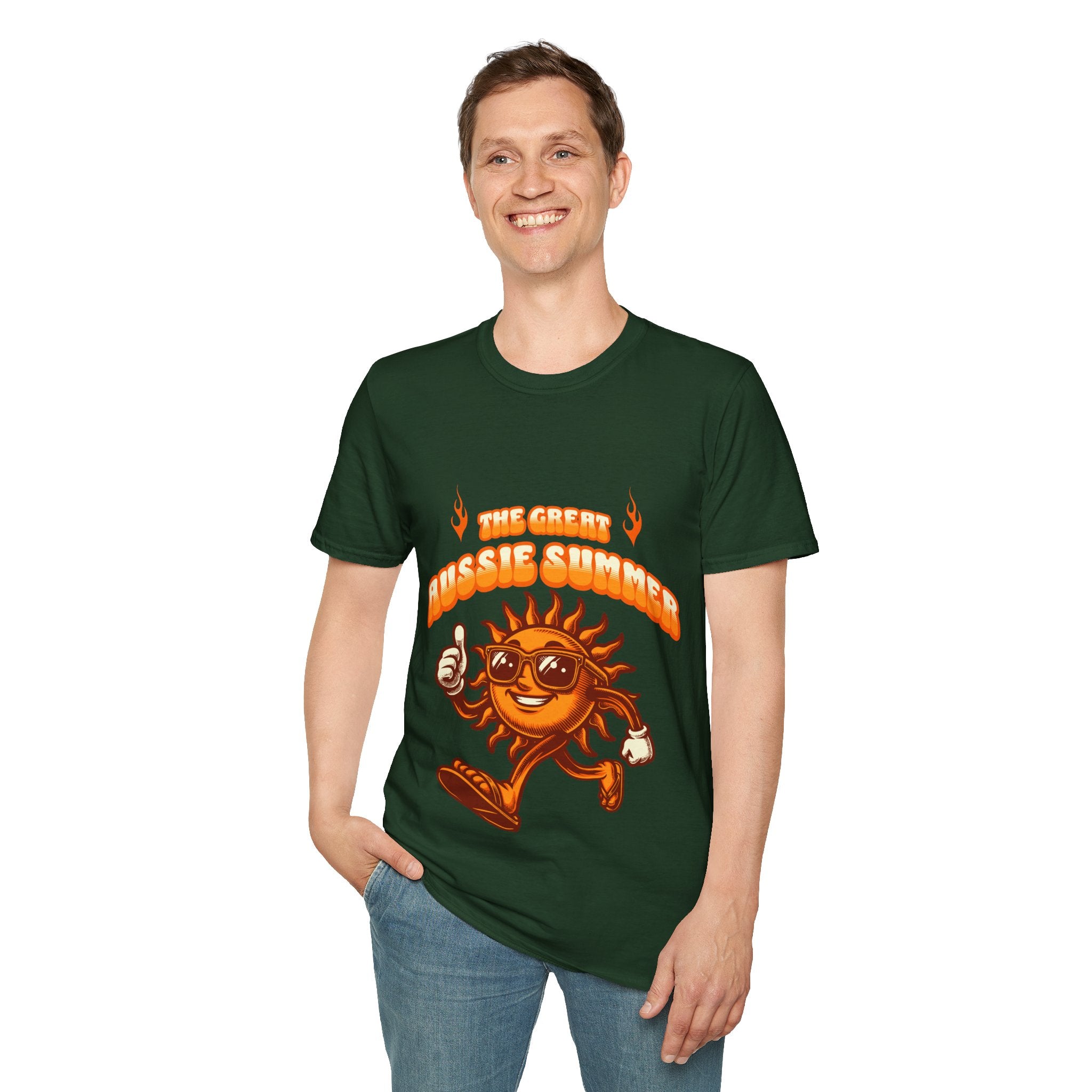Aussie Summer Unisex Softstyle T-Shirt