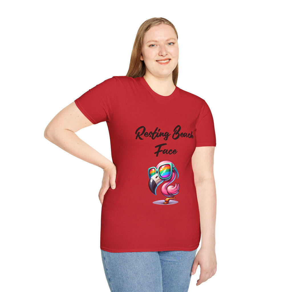 Beach Face Unisex Softstyle T-Shirt
